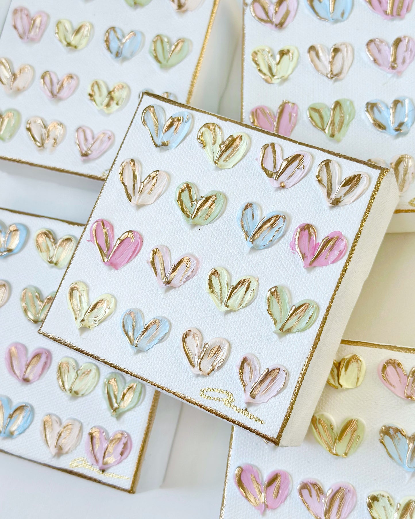 Candy Heart Canvas 4x4