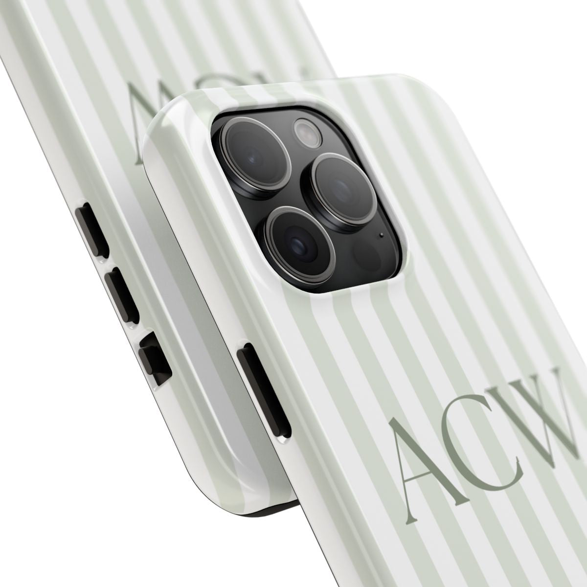 Custom Stripe Initial Phone Case