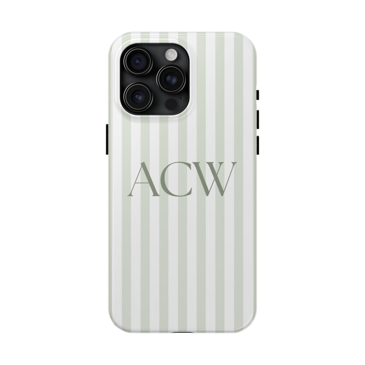 Custom Stripe Initial Phone Case