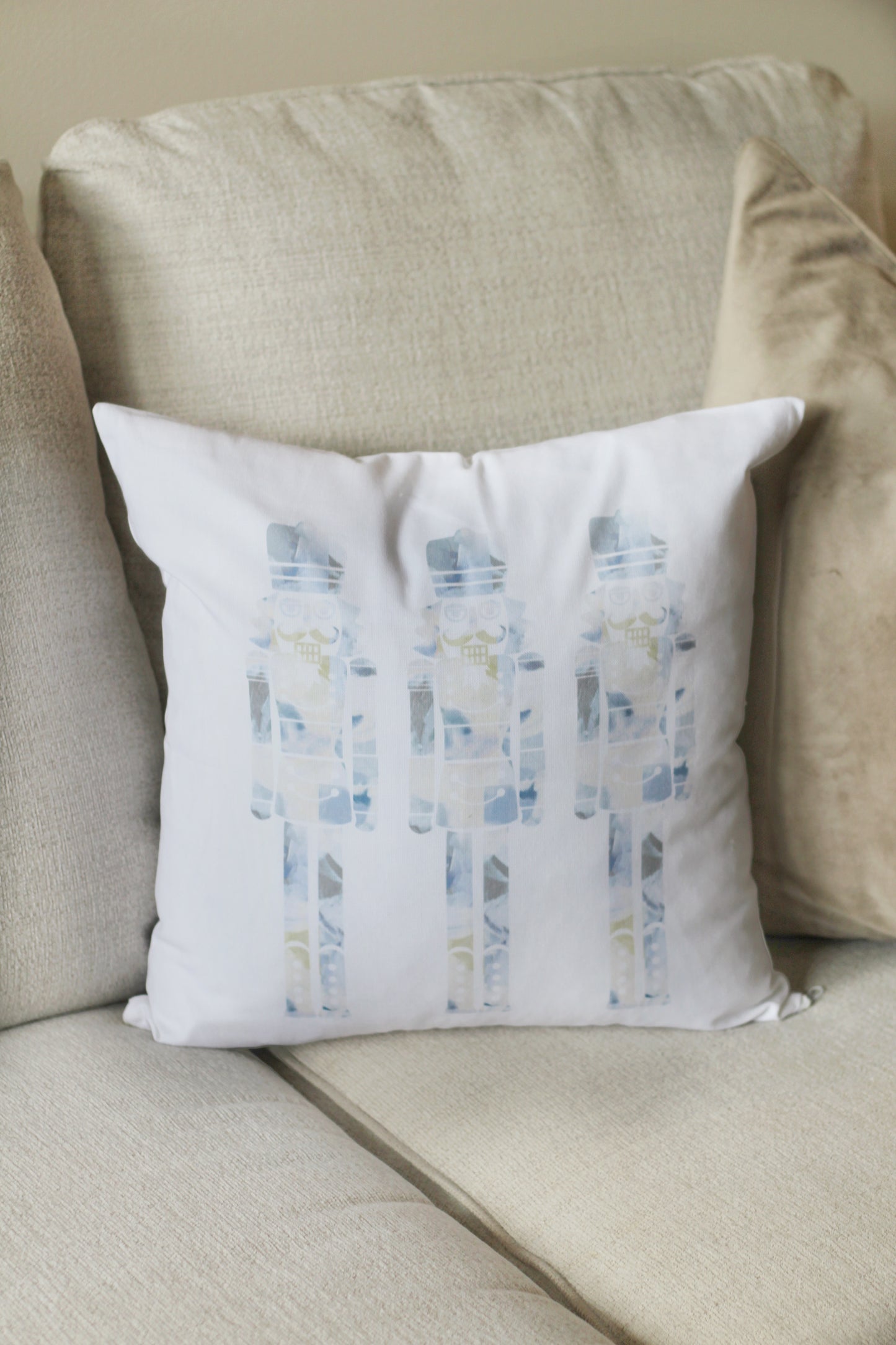 Nutcracker Pillow Cover 18x18