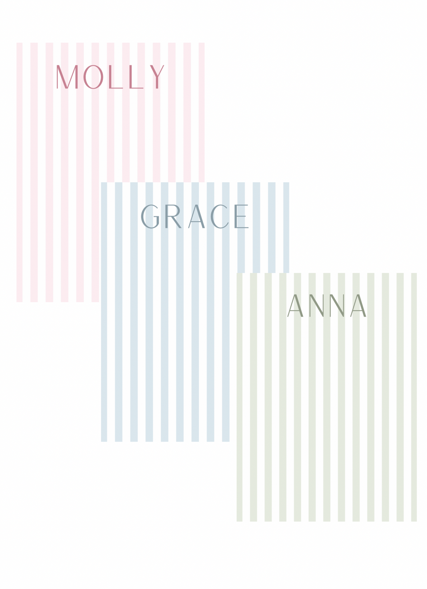 Custom Stripe Notepad