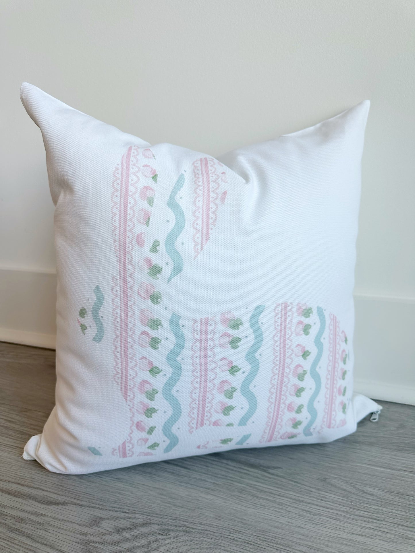 Pink Bunny Pillow Cover
