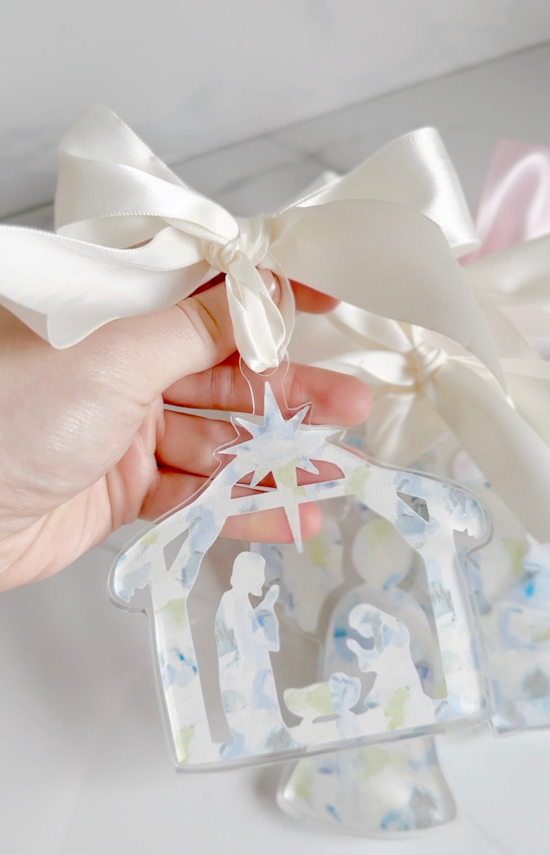 Nativity Acrylic Ornament Preorder