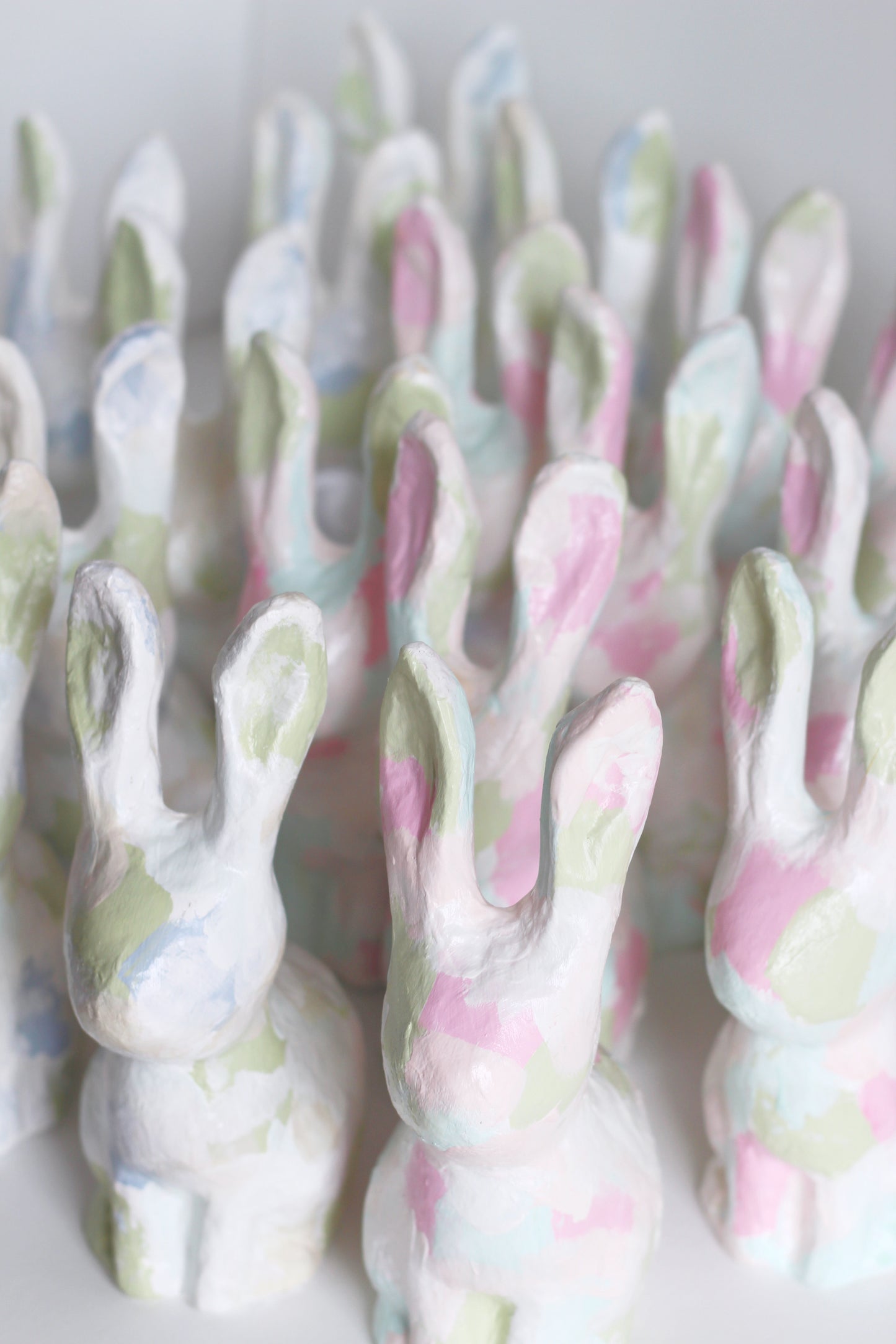 Hand Painted Pastel Bunny