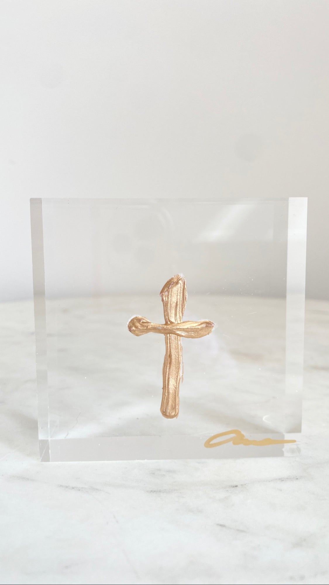 Acrylic Cross Block