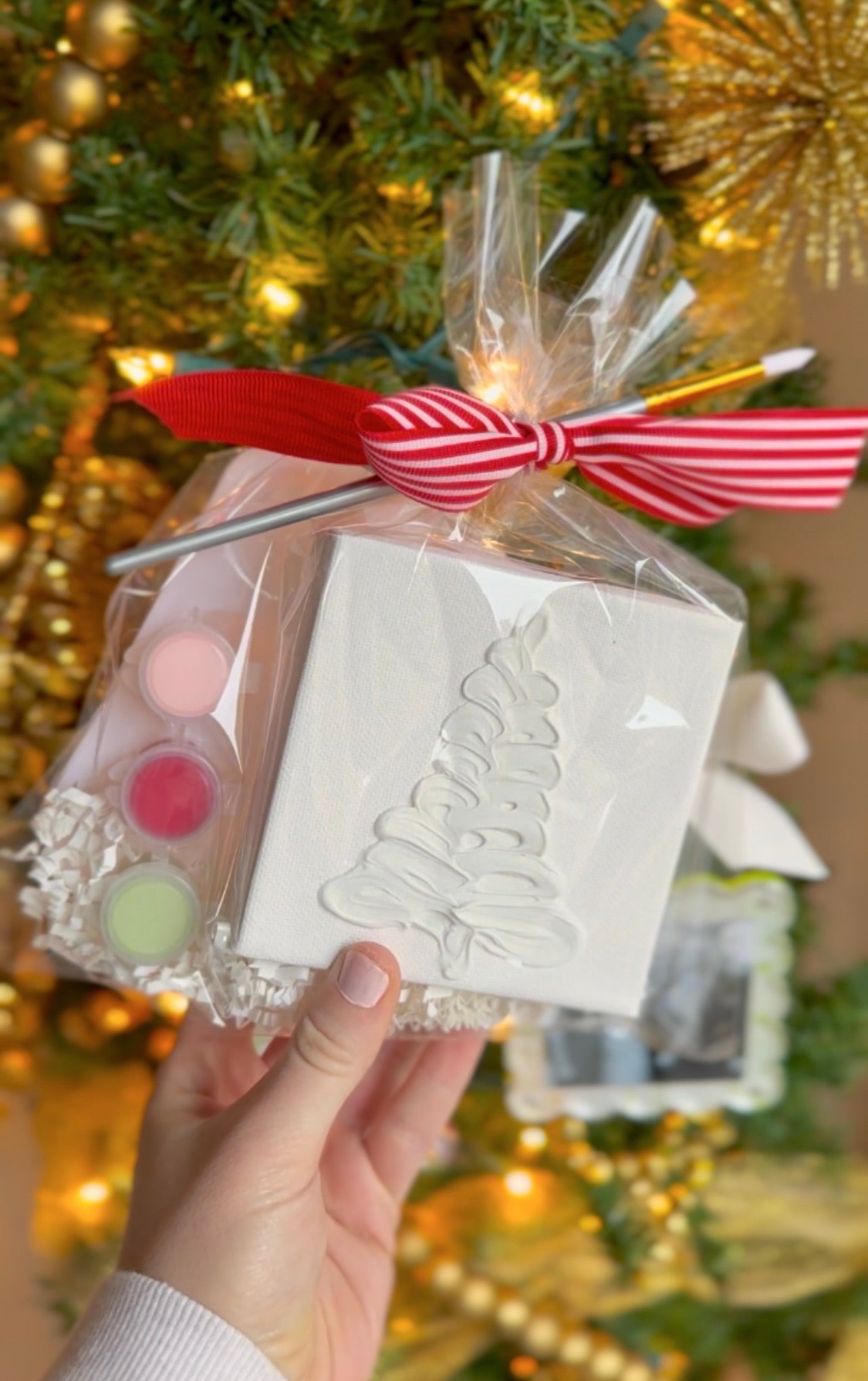 Christmas Paint Kit - 4x4 Canvas