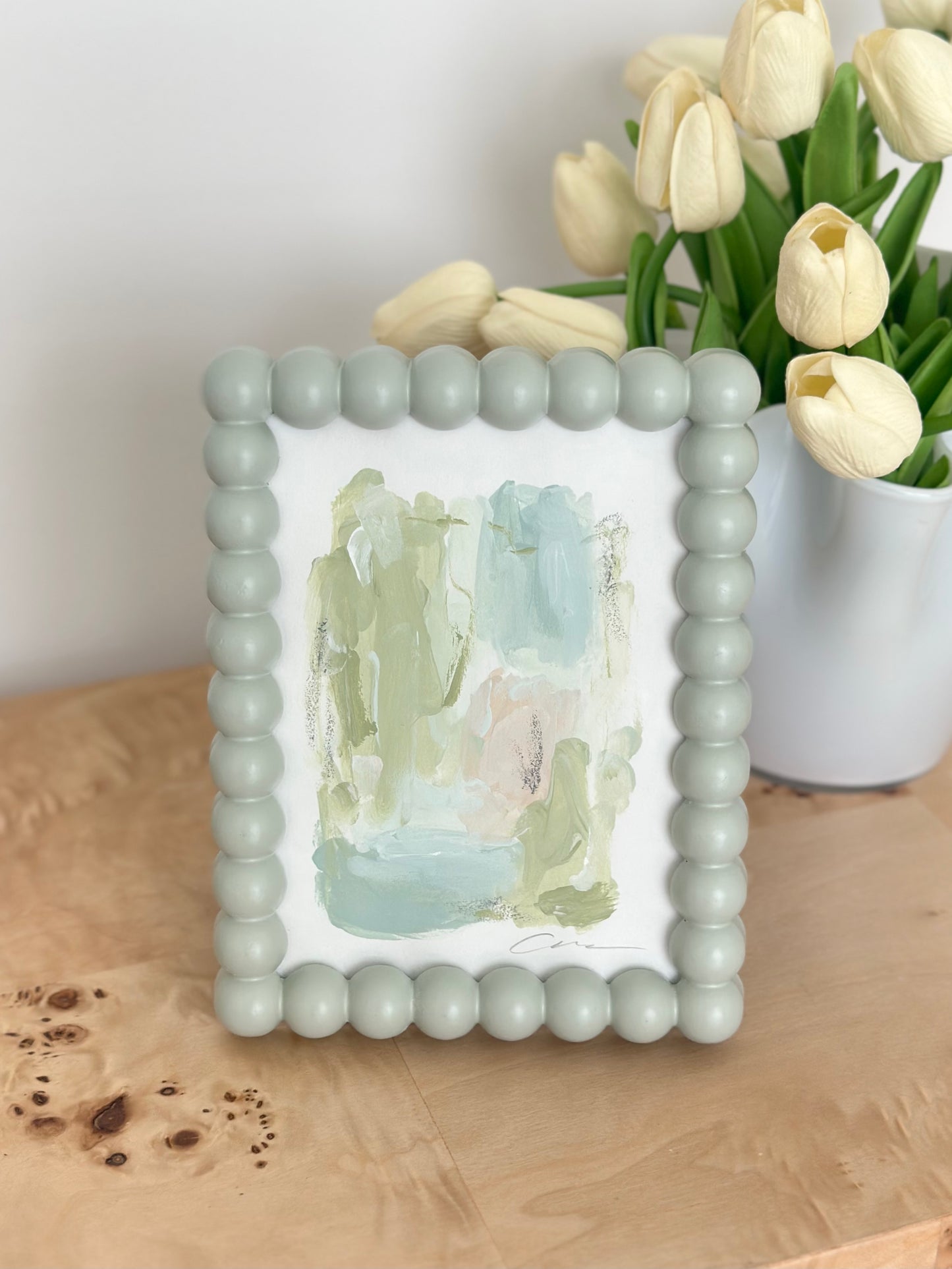 Bubble Frame with Original Art 5x7