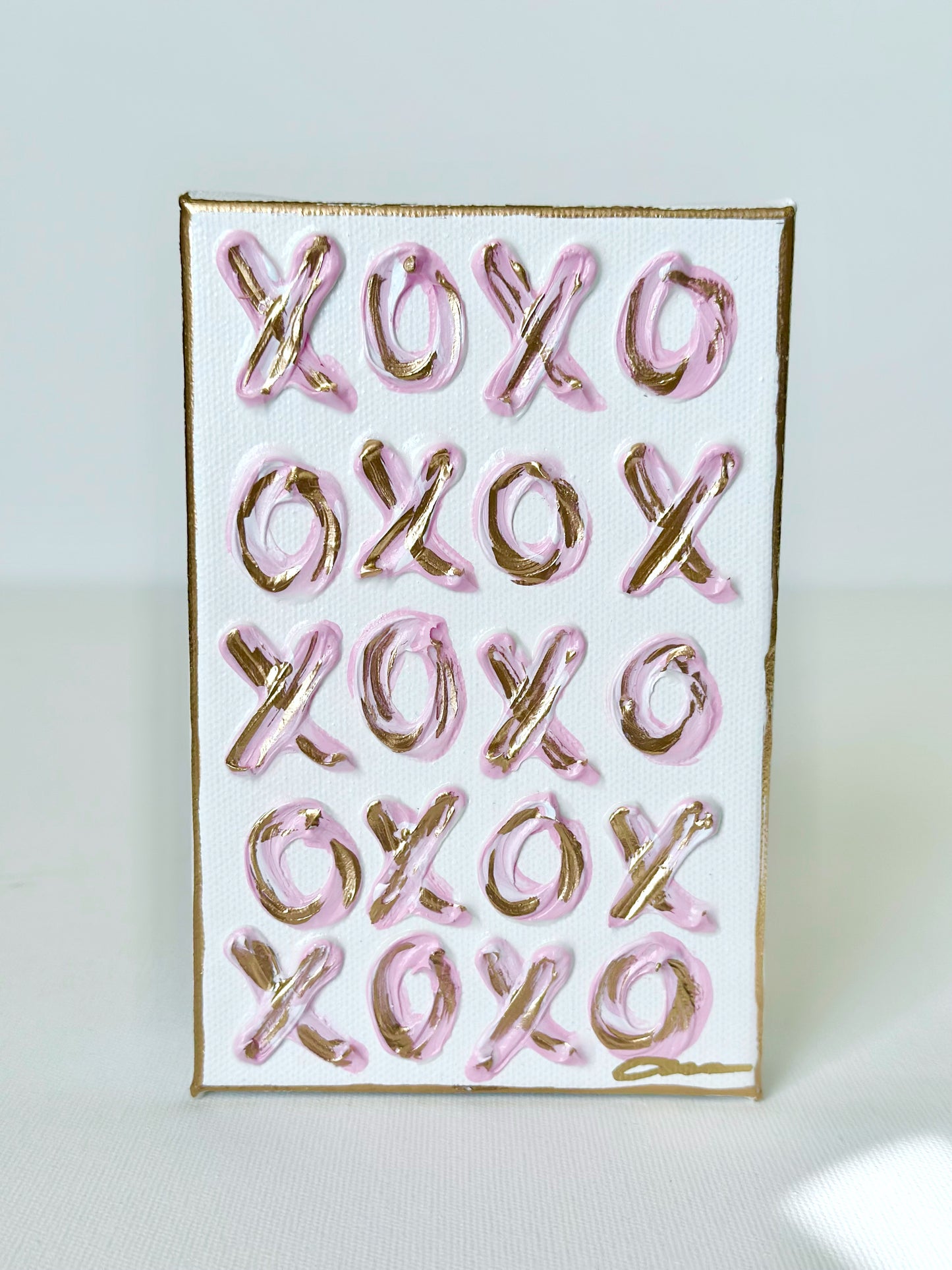 Xoxo Canvas 4x6