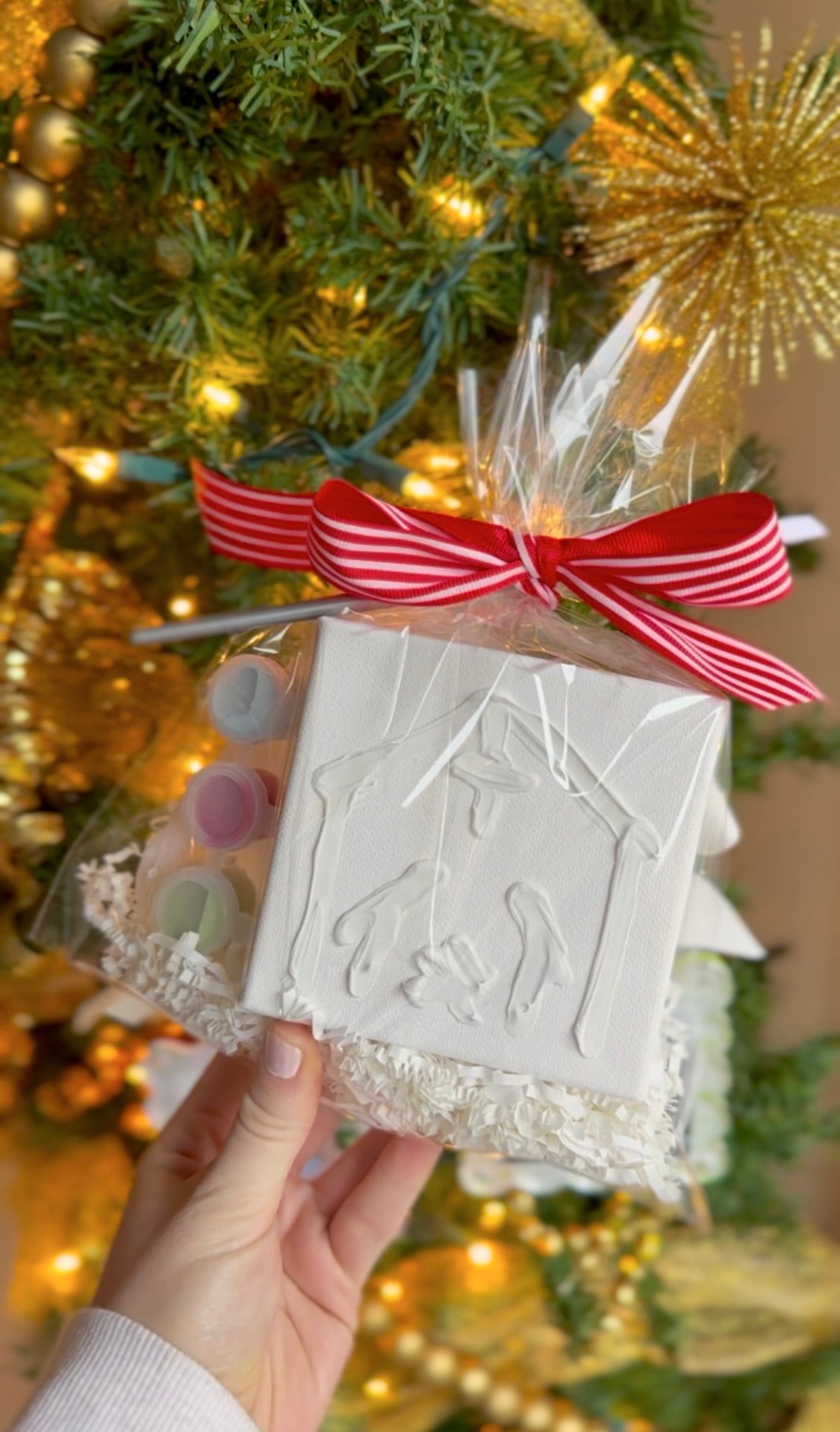 Christmas Paint Kit - 4x4 Canvas