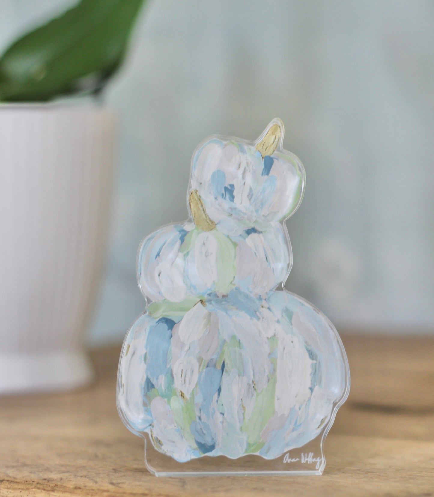 Blue/Green Tipsy Pumpkin