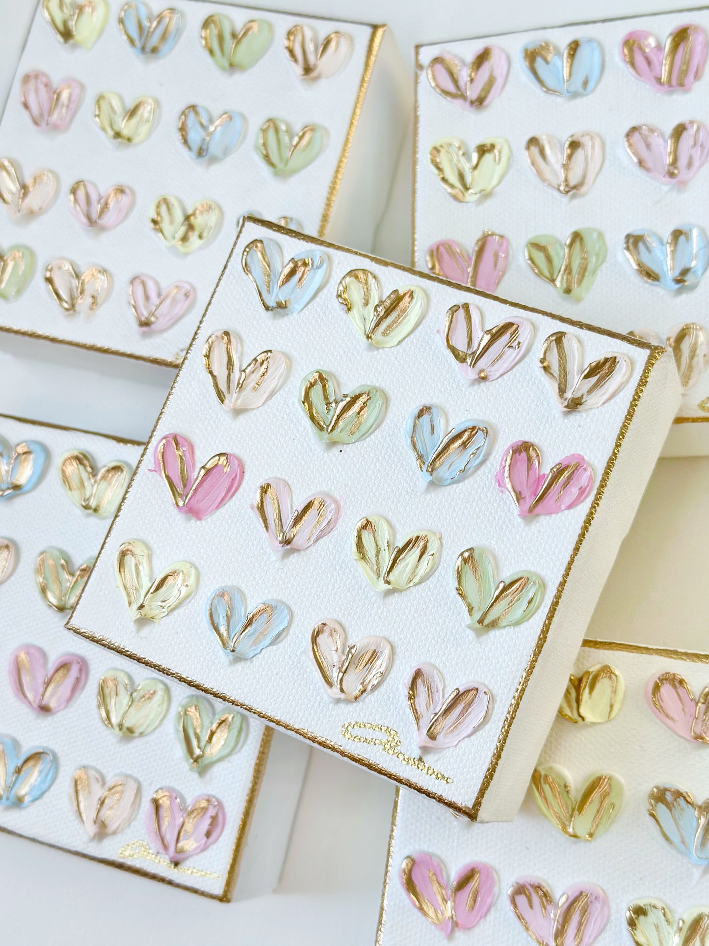 Candy Heart Canvas 4x4