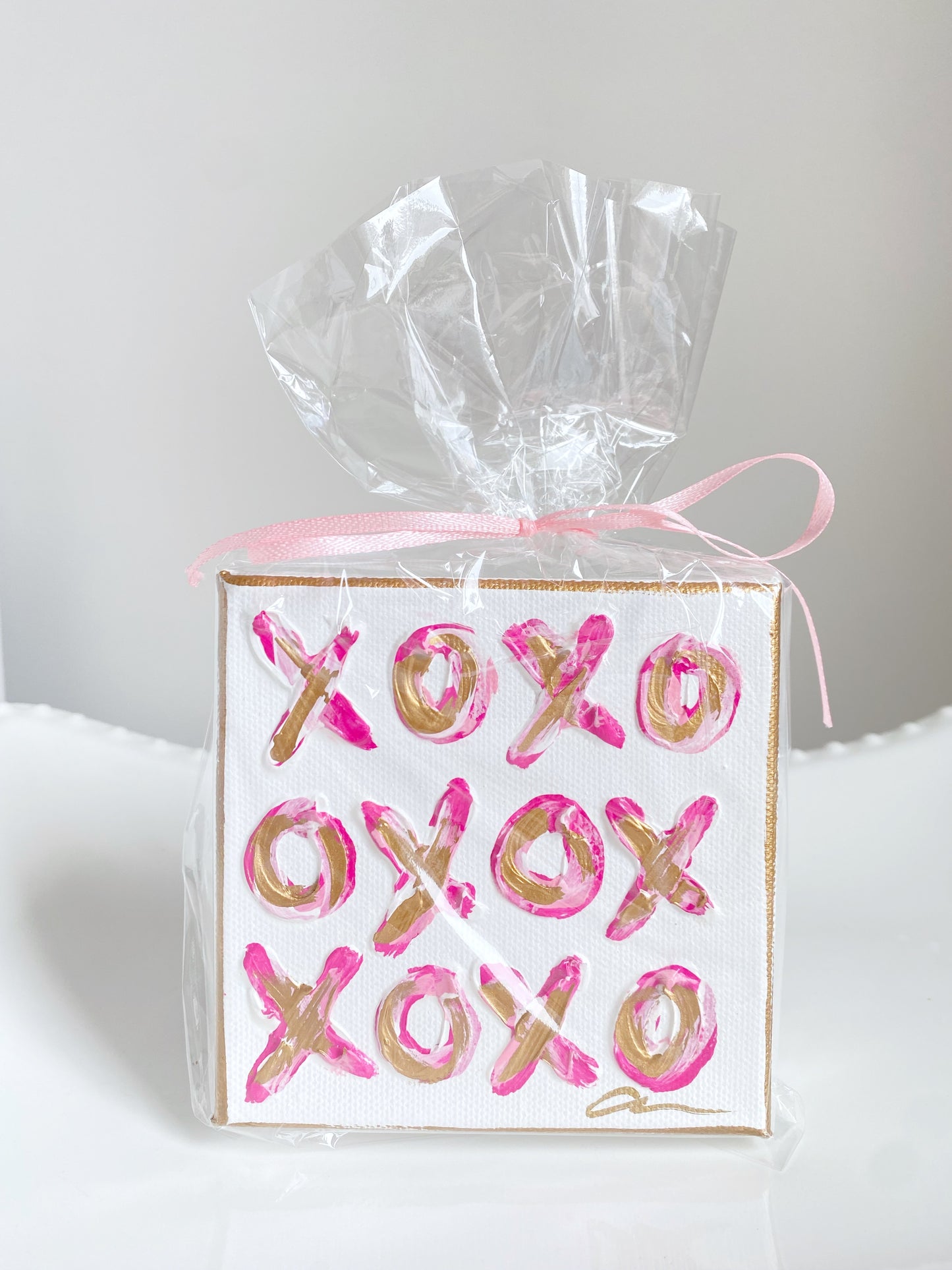 Pink Xoxo Canvas