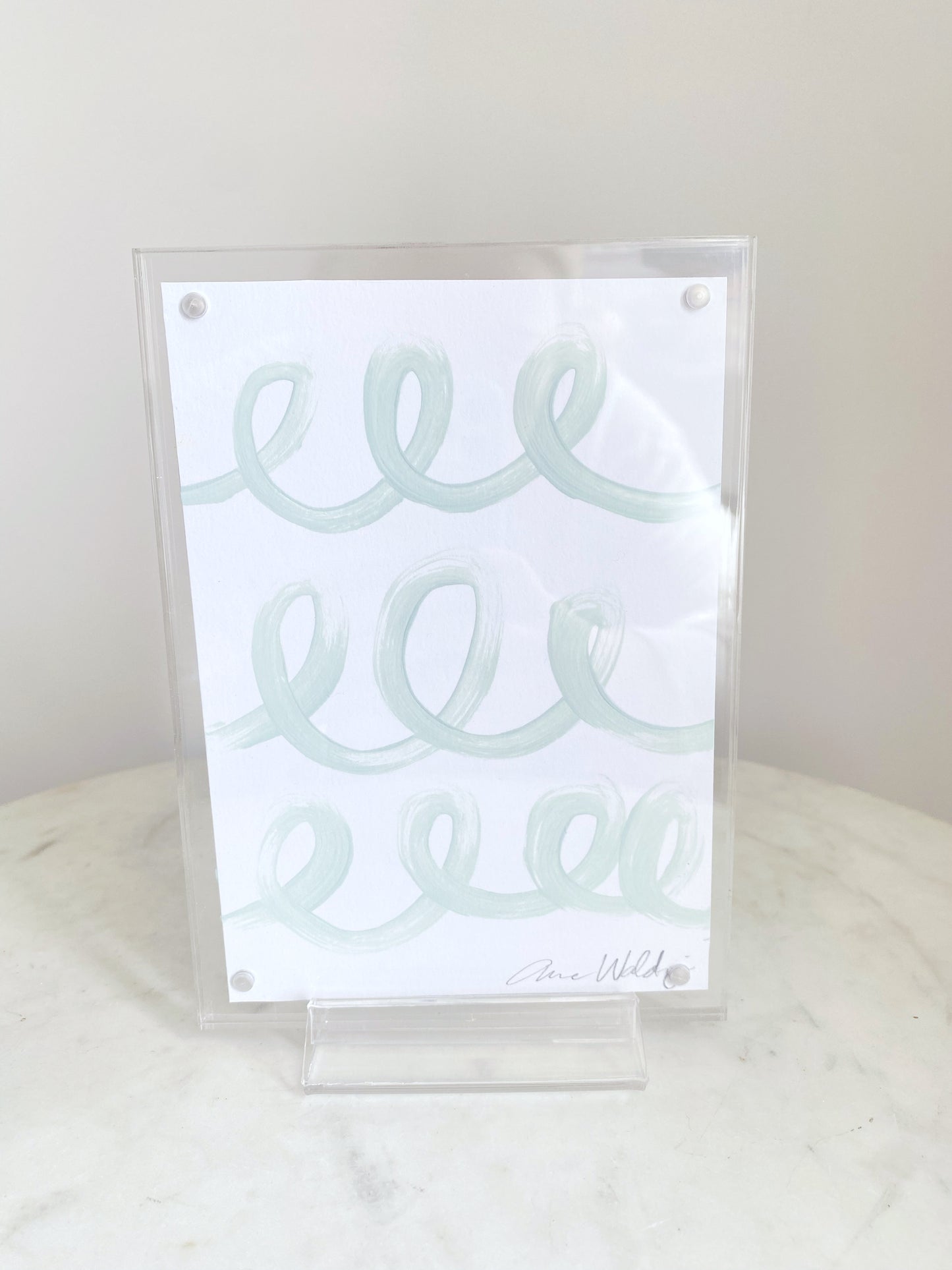 Swirl Acrylic Frame 5x7