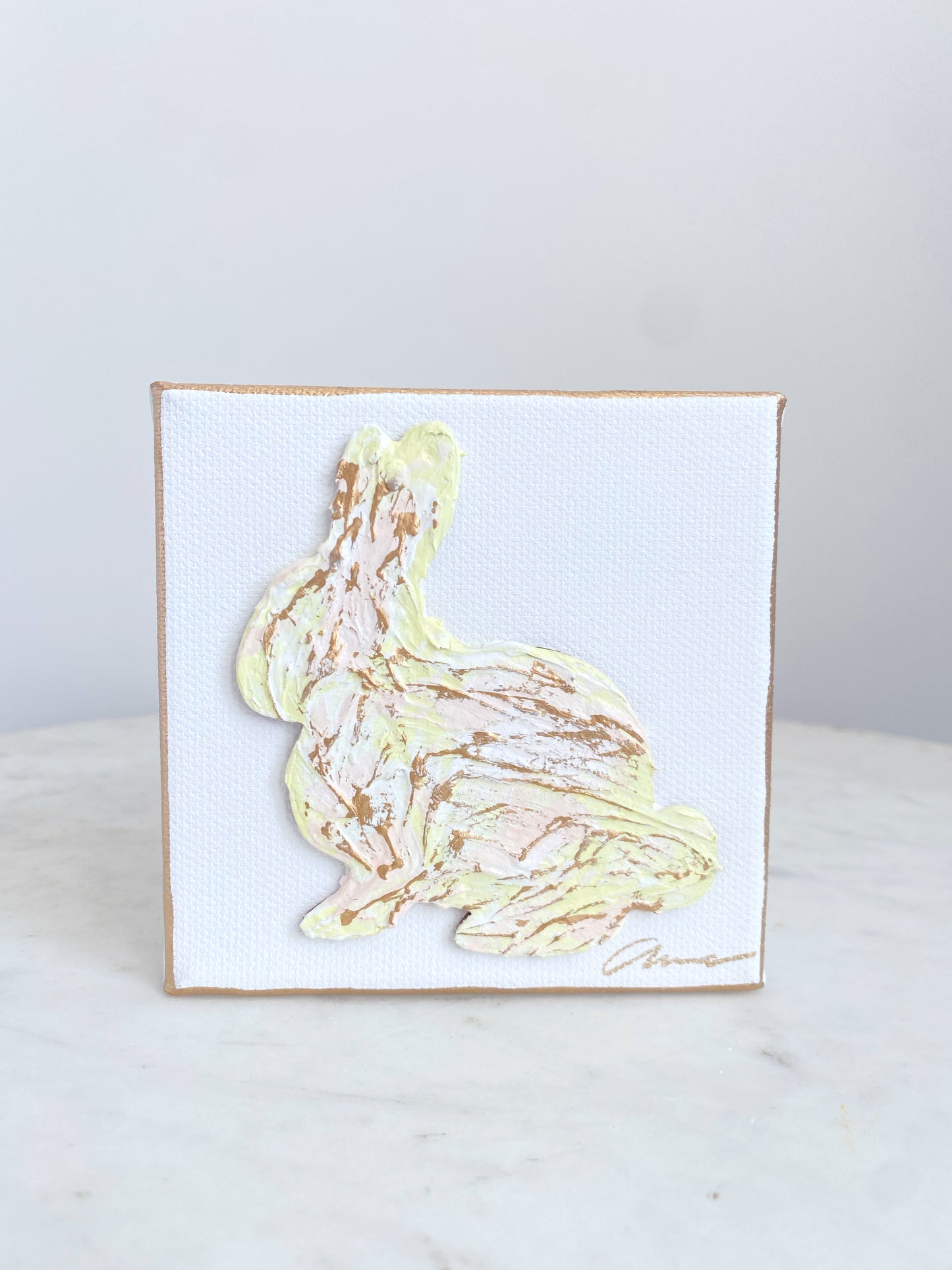 Easter Bunny Canvas 4x4