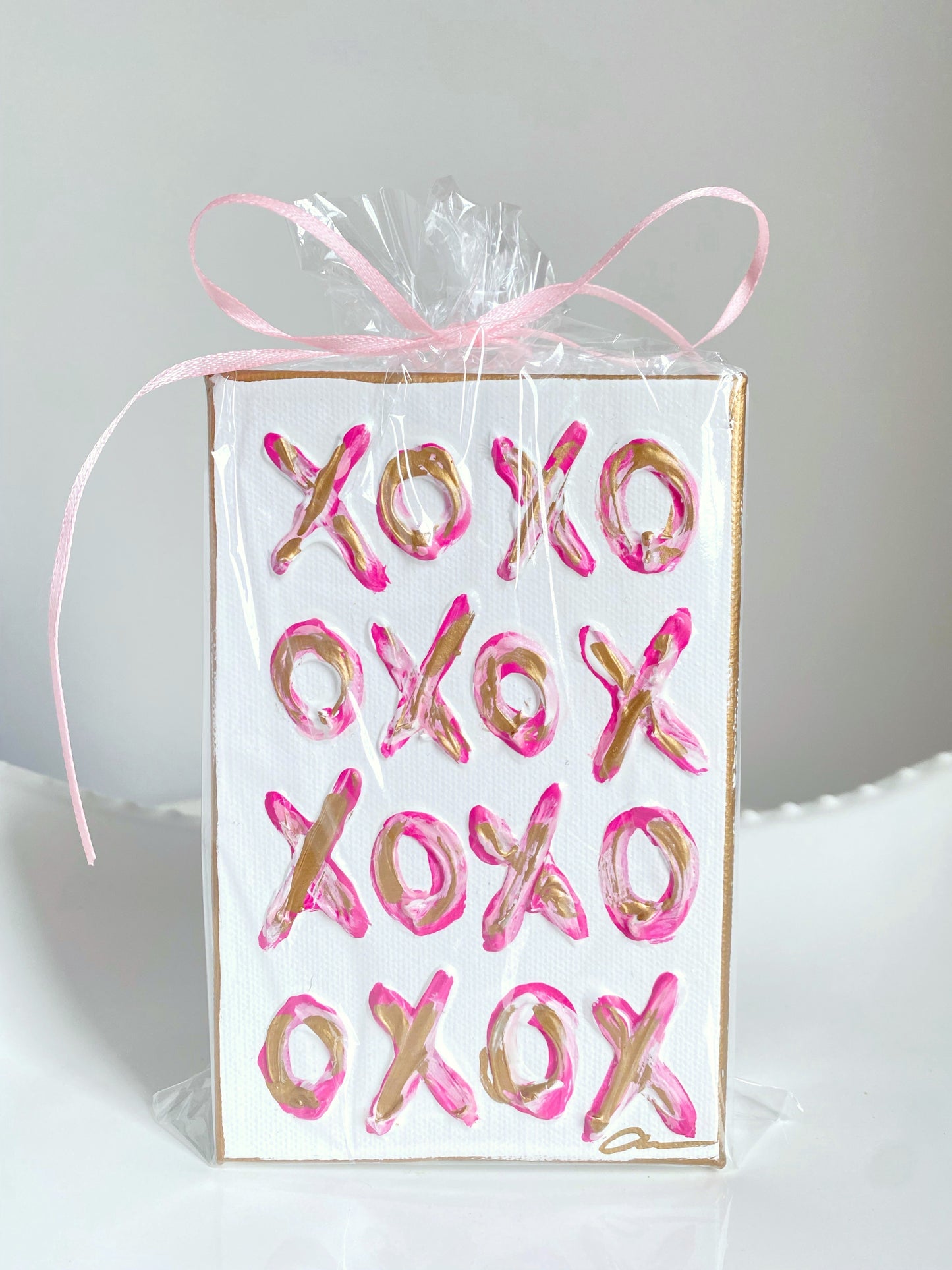 Pink Xoxo Canvas