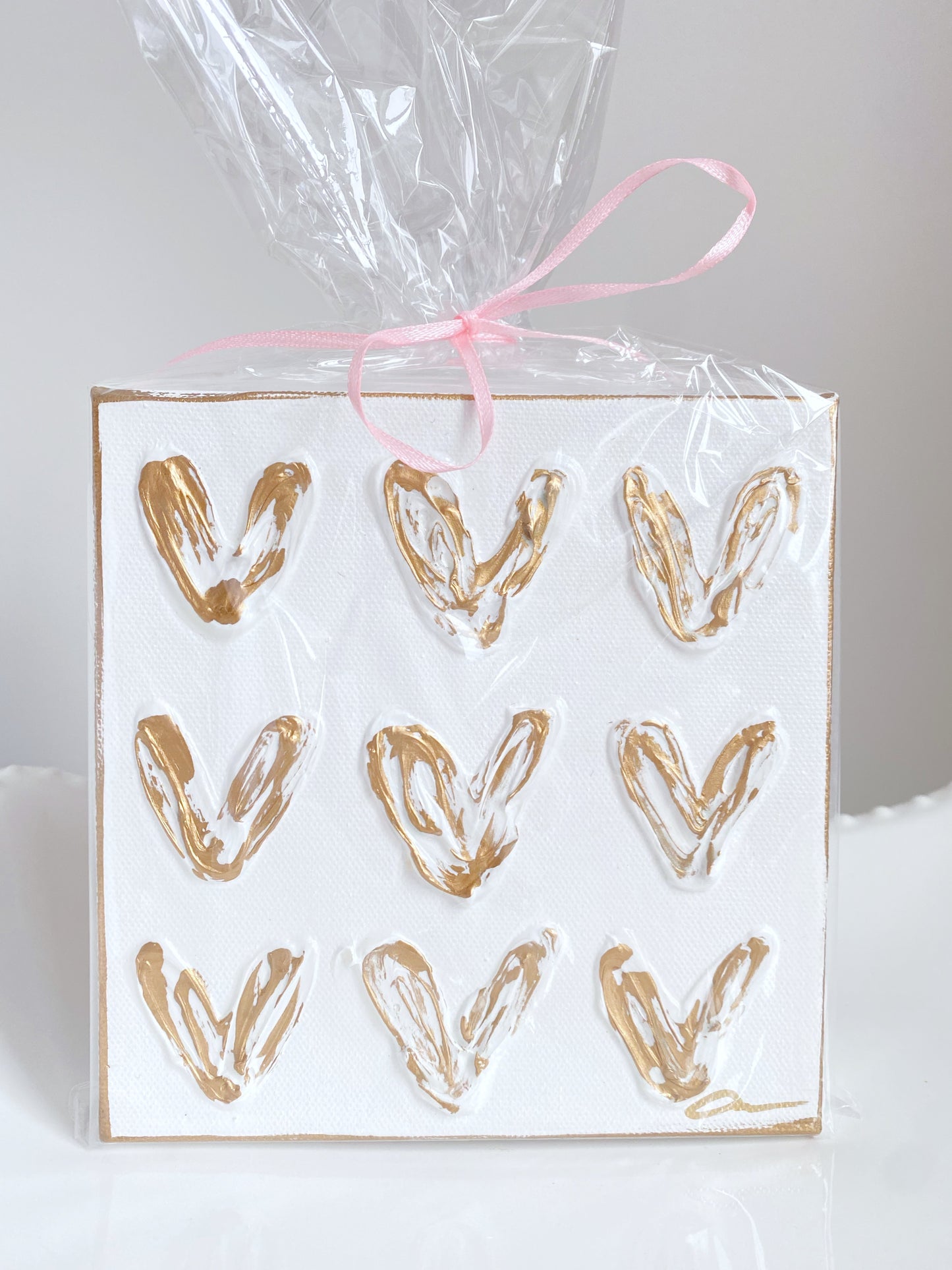 Gold Heart Canvas