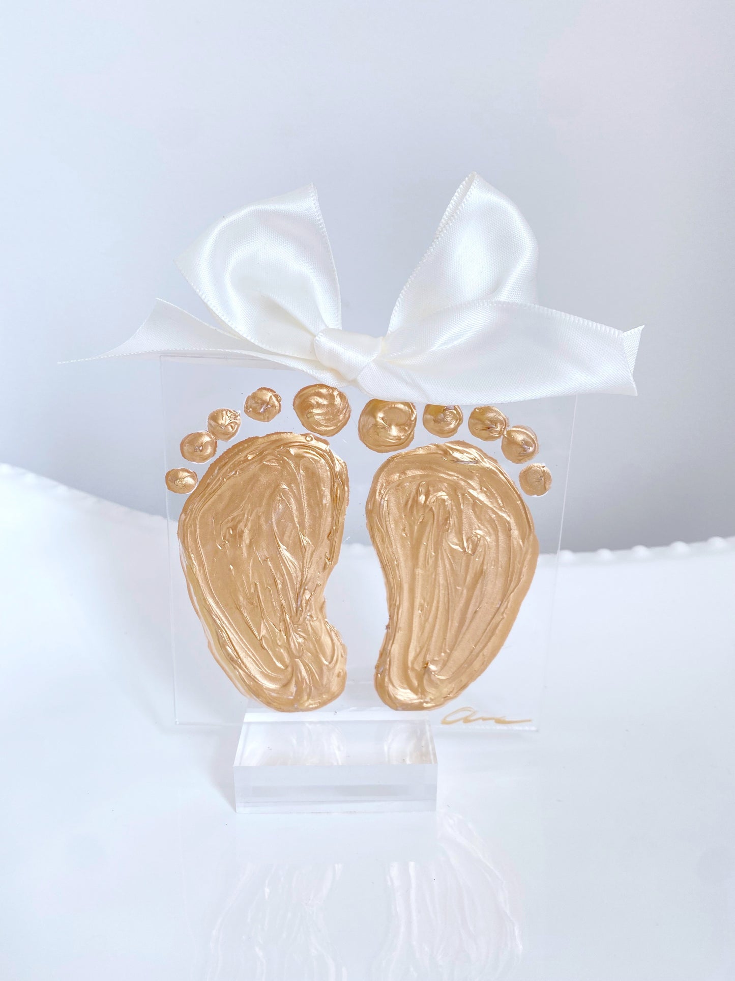 Baby Feet Acrylic Ornament and Keepsake