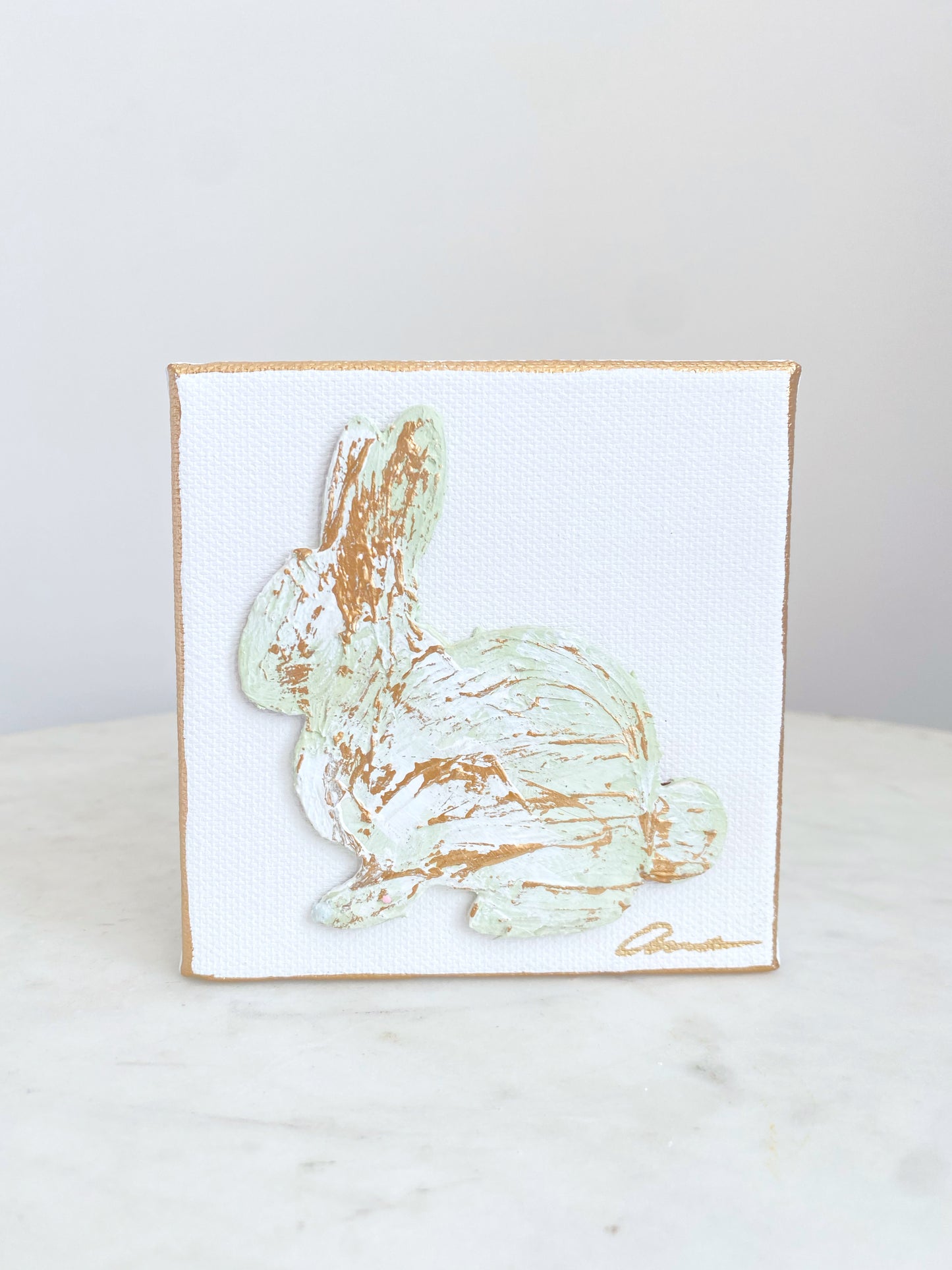 Easter Bunny Canvas 4x4
