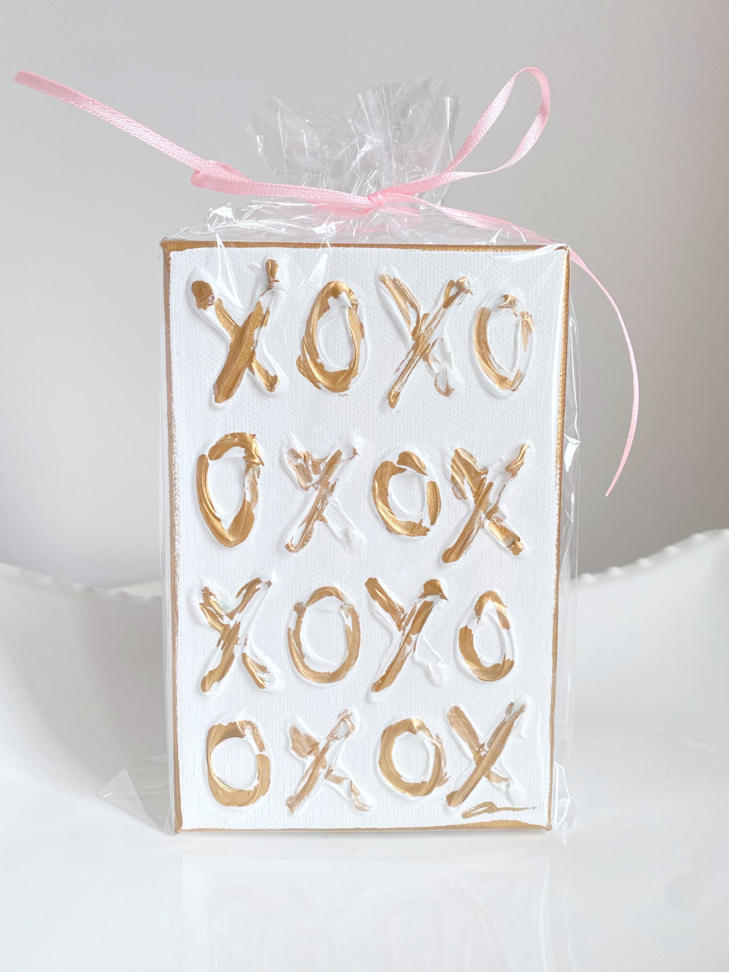 Gold Xoxo Canvas