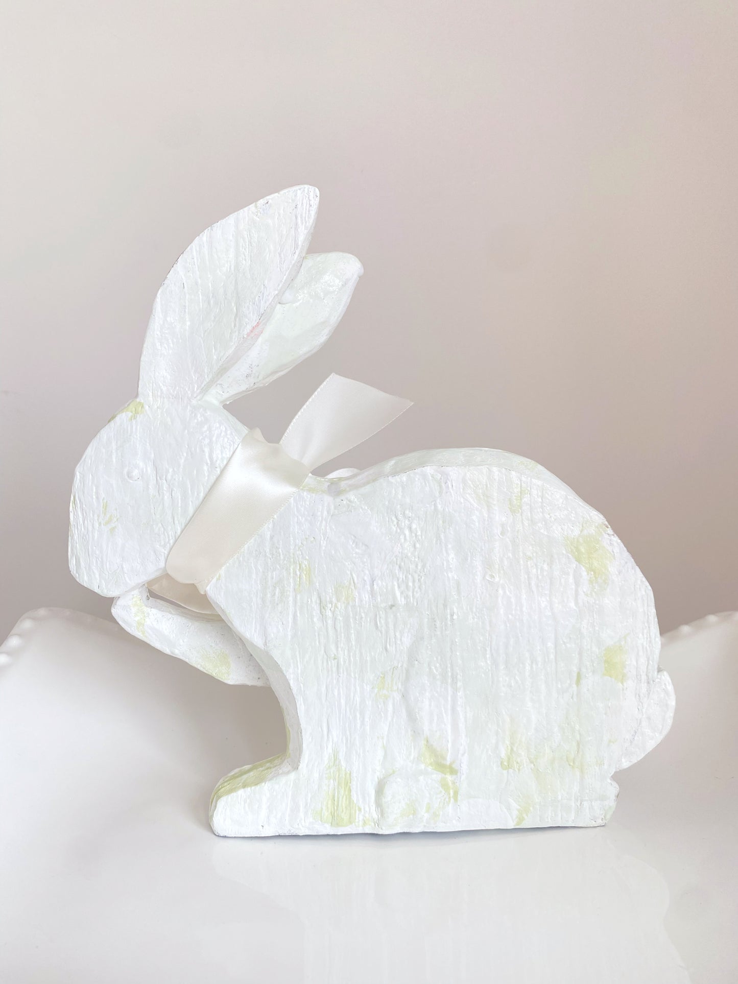 Painted Light Green Bunny