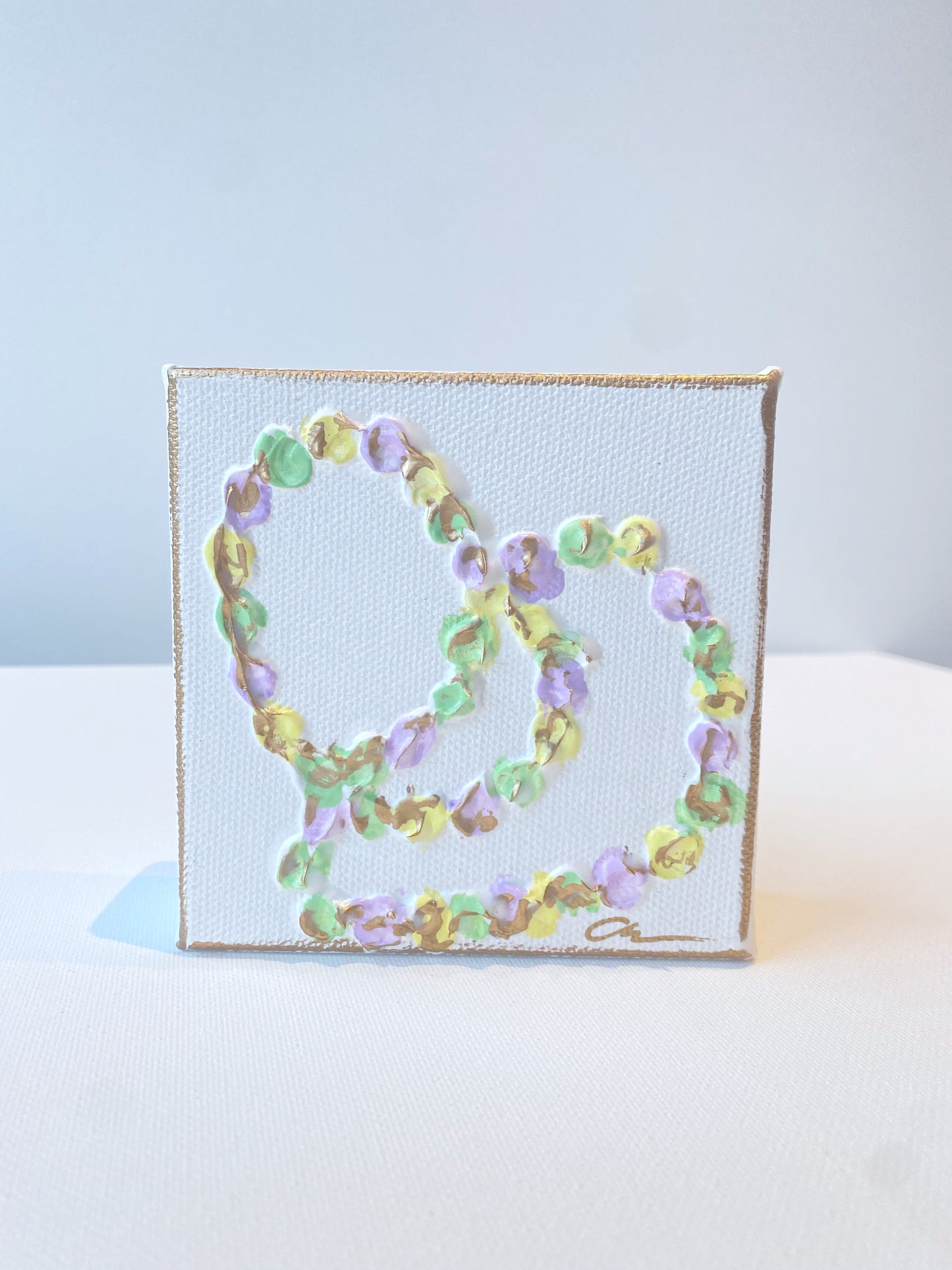 Mardi Gras Beads Canvas