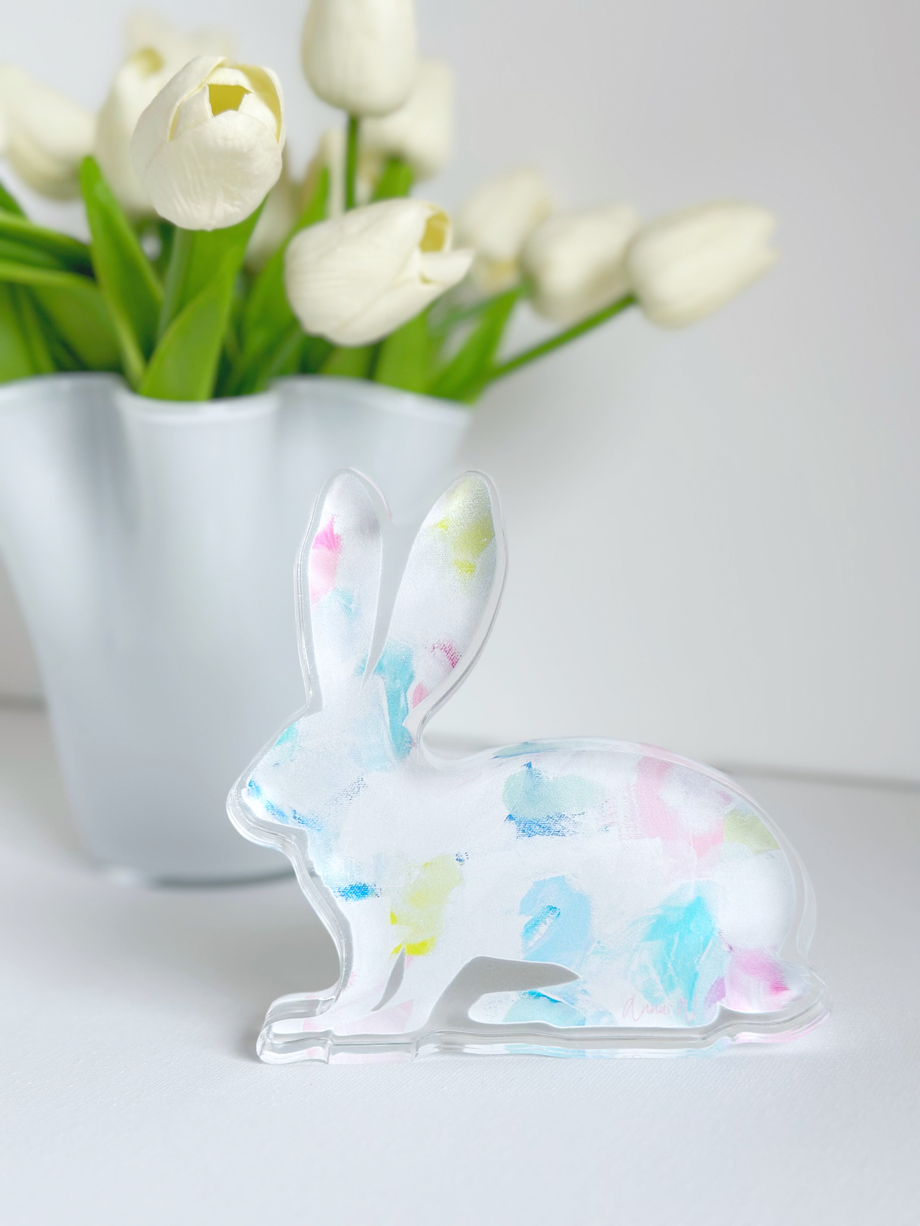 Easter Acrylic Bunny – Anna Walding Art