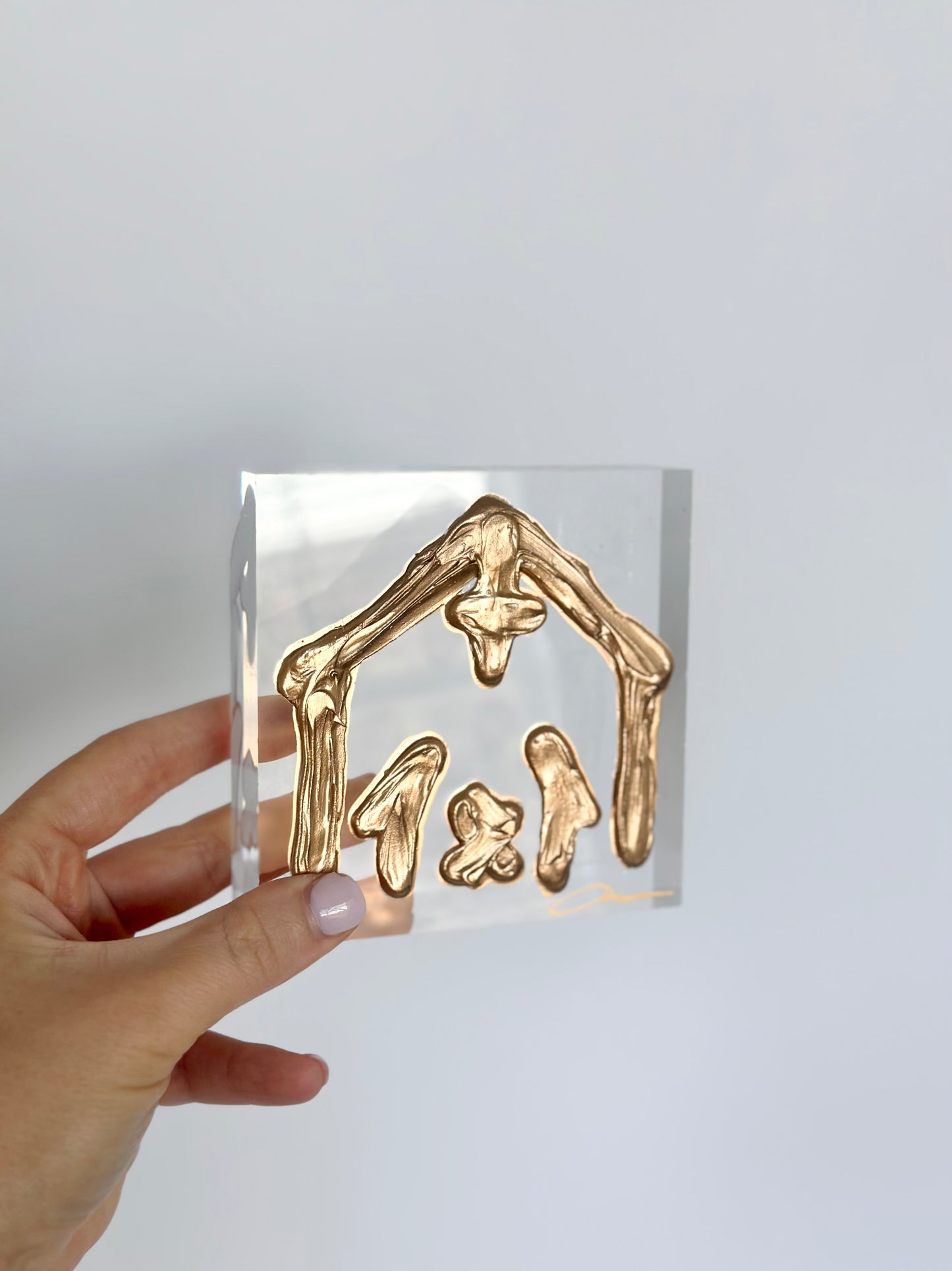 Nativity Acrylic Block 4x4
