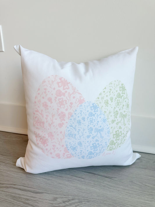 Chinoiserie Eggs Pillow Cover