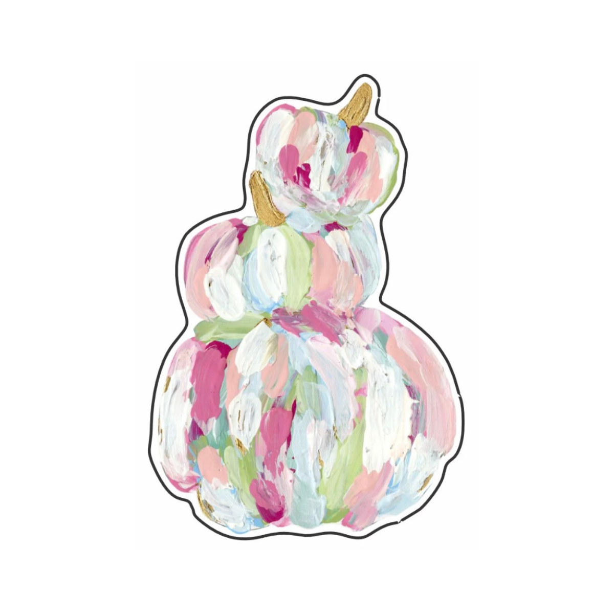 Pink Pumpkin Magnet