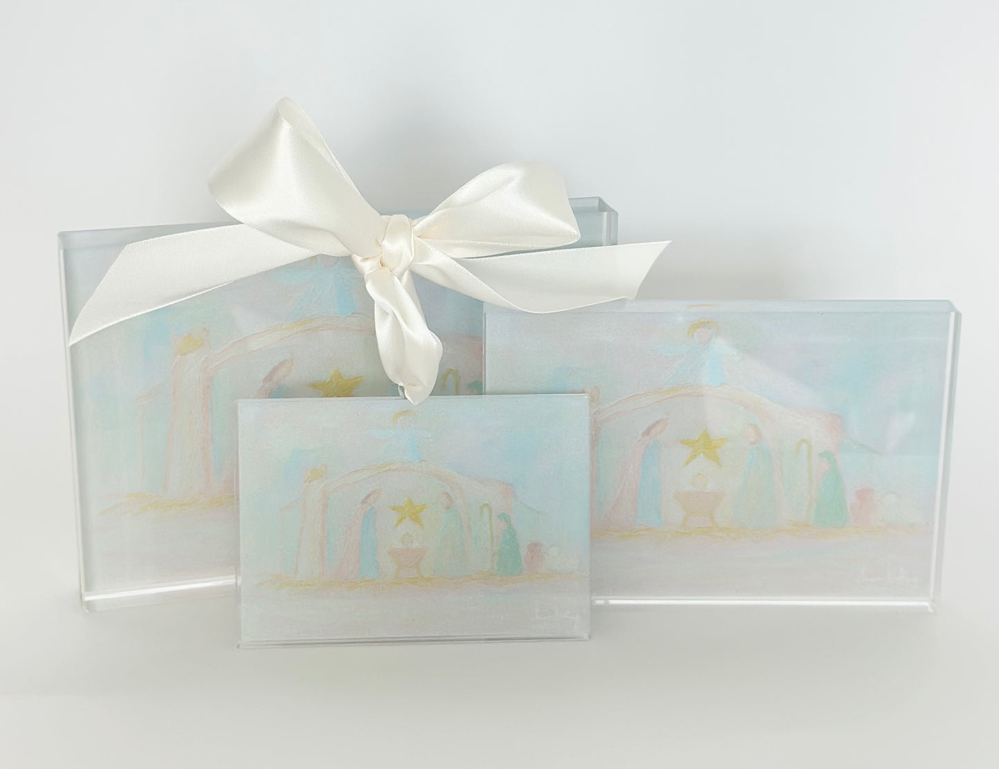 Nativity Scene Acrylic Block
