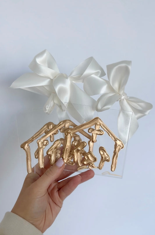 Acrylic Nativity Ornament