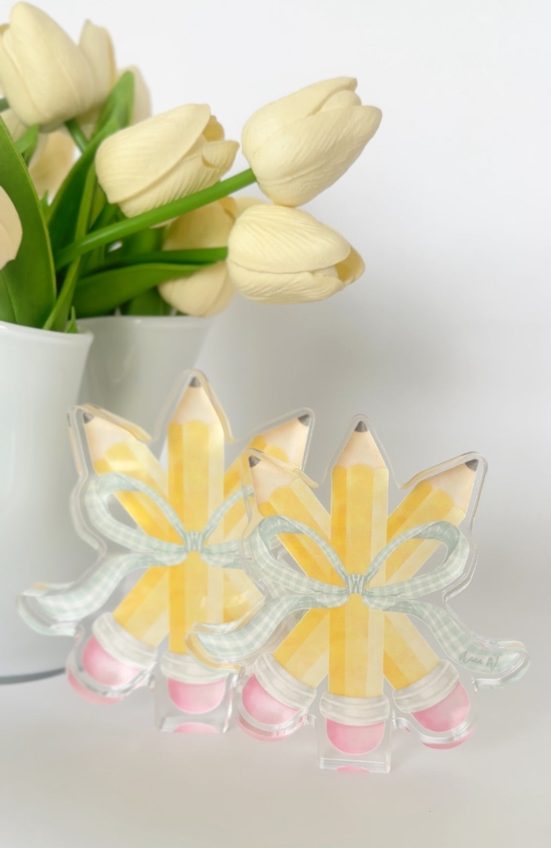 Pencil Acrylic Block