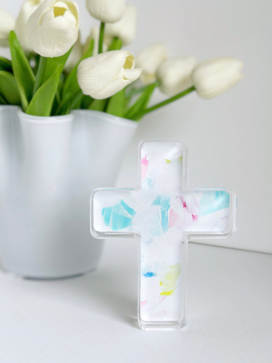 Easter Acrylic Cross