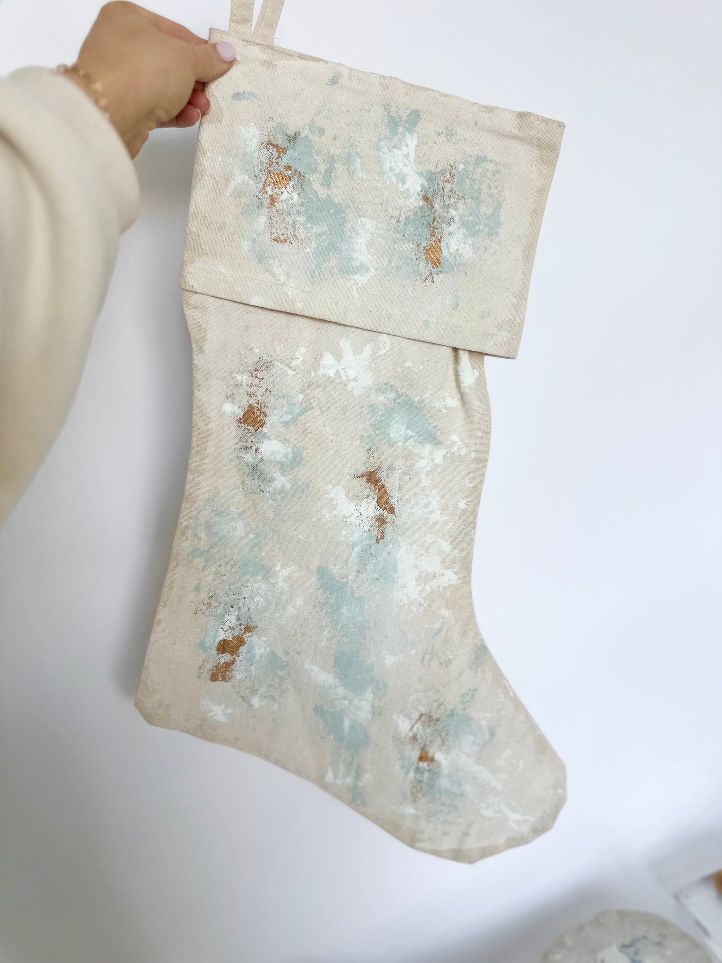 Hand Painted Stocking