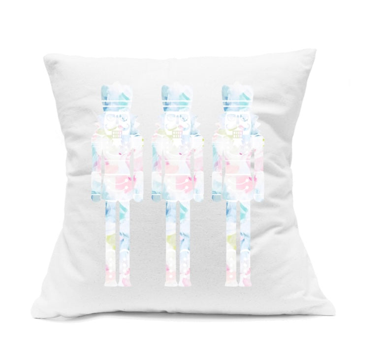 Pink Nutcracker Pillow Cover 18x18