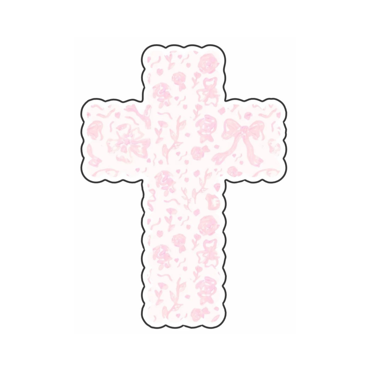 Pink Cross Magnet