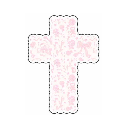 Pink Cross Magnet