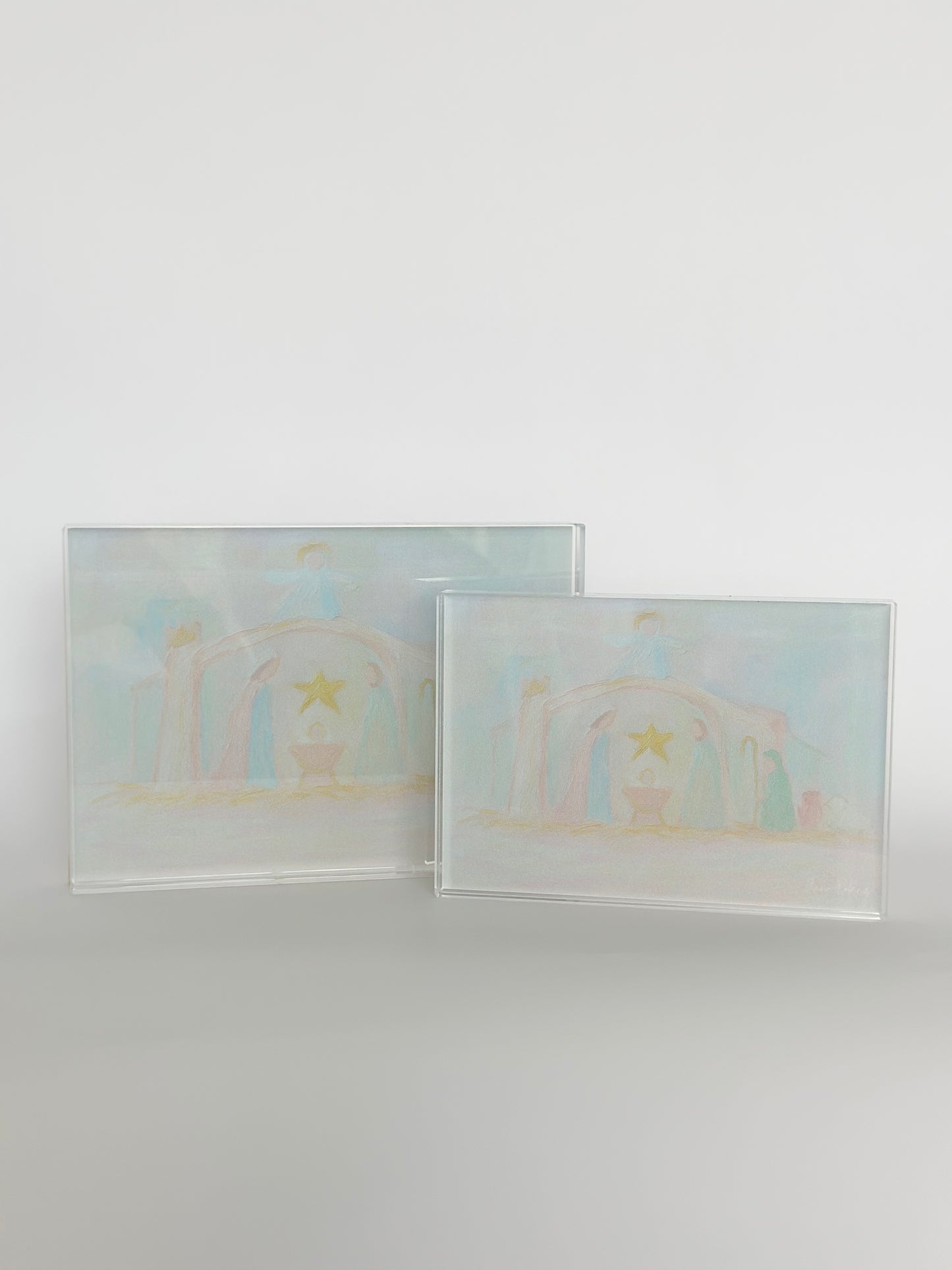 Nativity Scene Acrylic Block