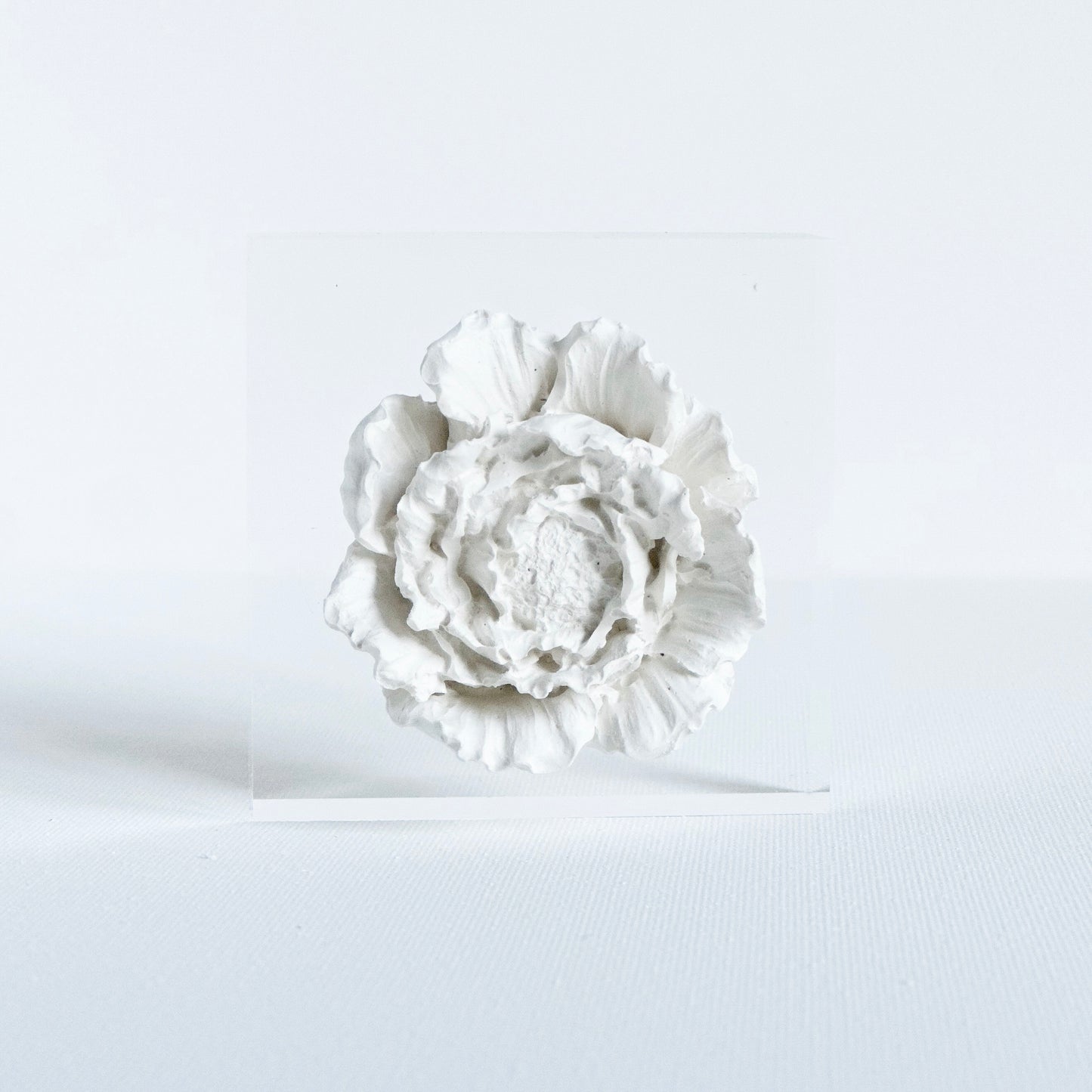 Peony Acrylic Block  3x3