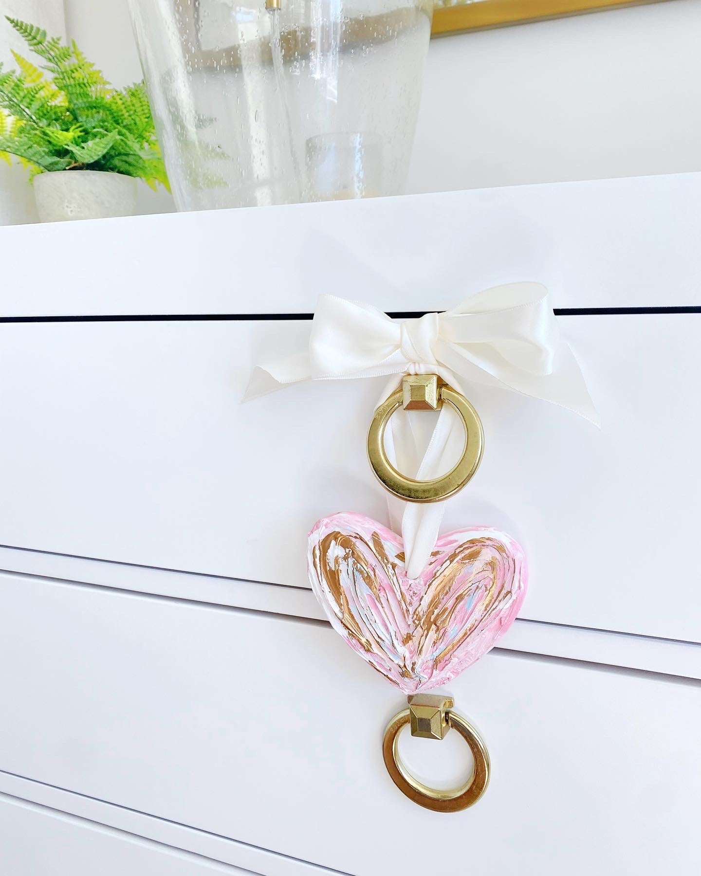 Ceramic Heart Charm