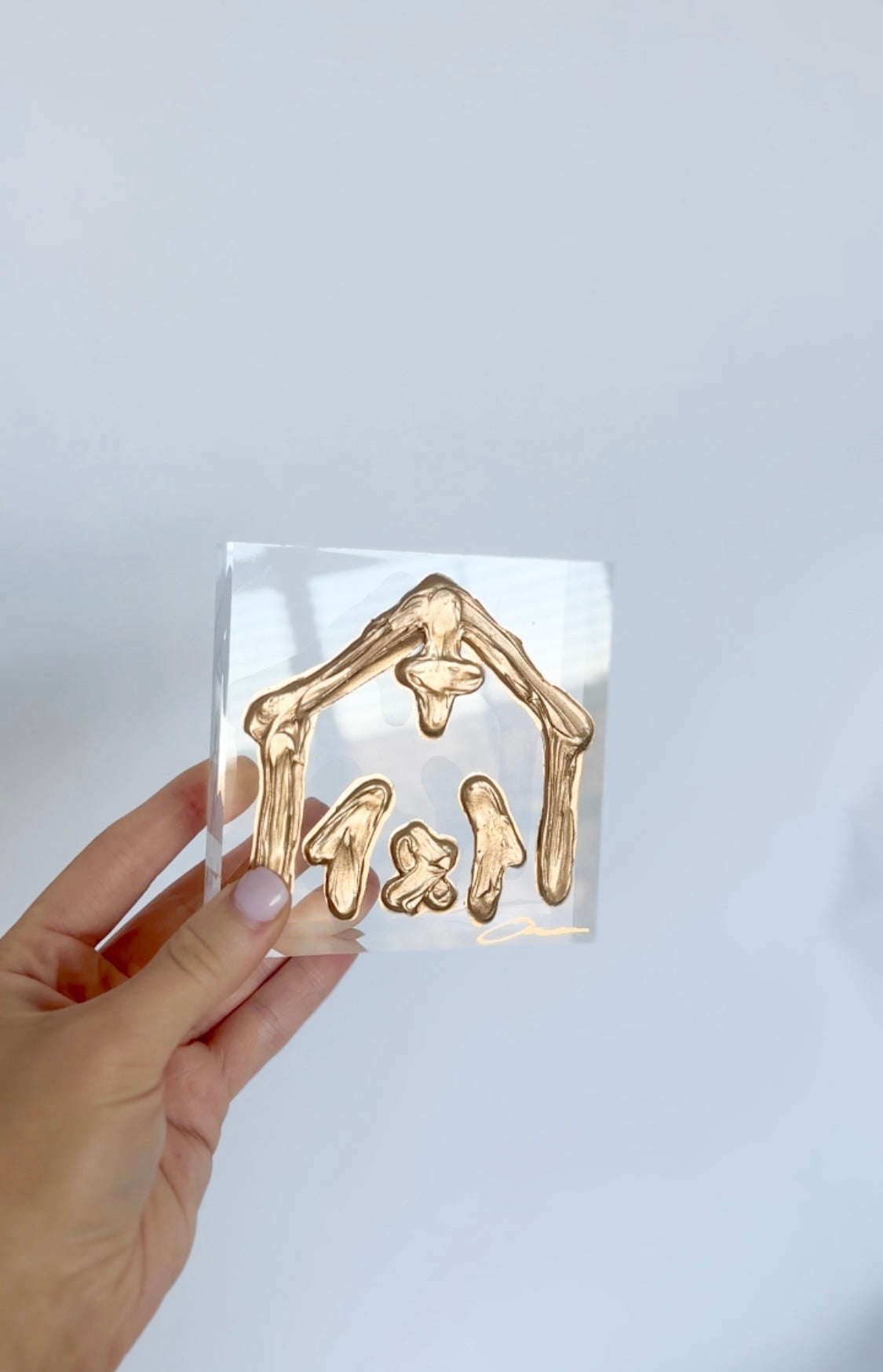 Nativity Acrylic Block 4x4