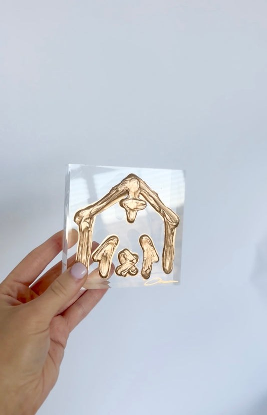 Nativity Acrylic Block 4x4