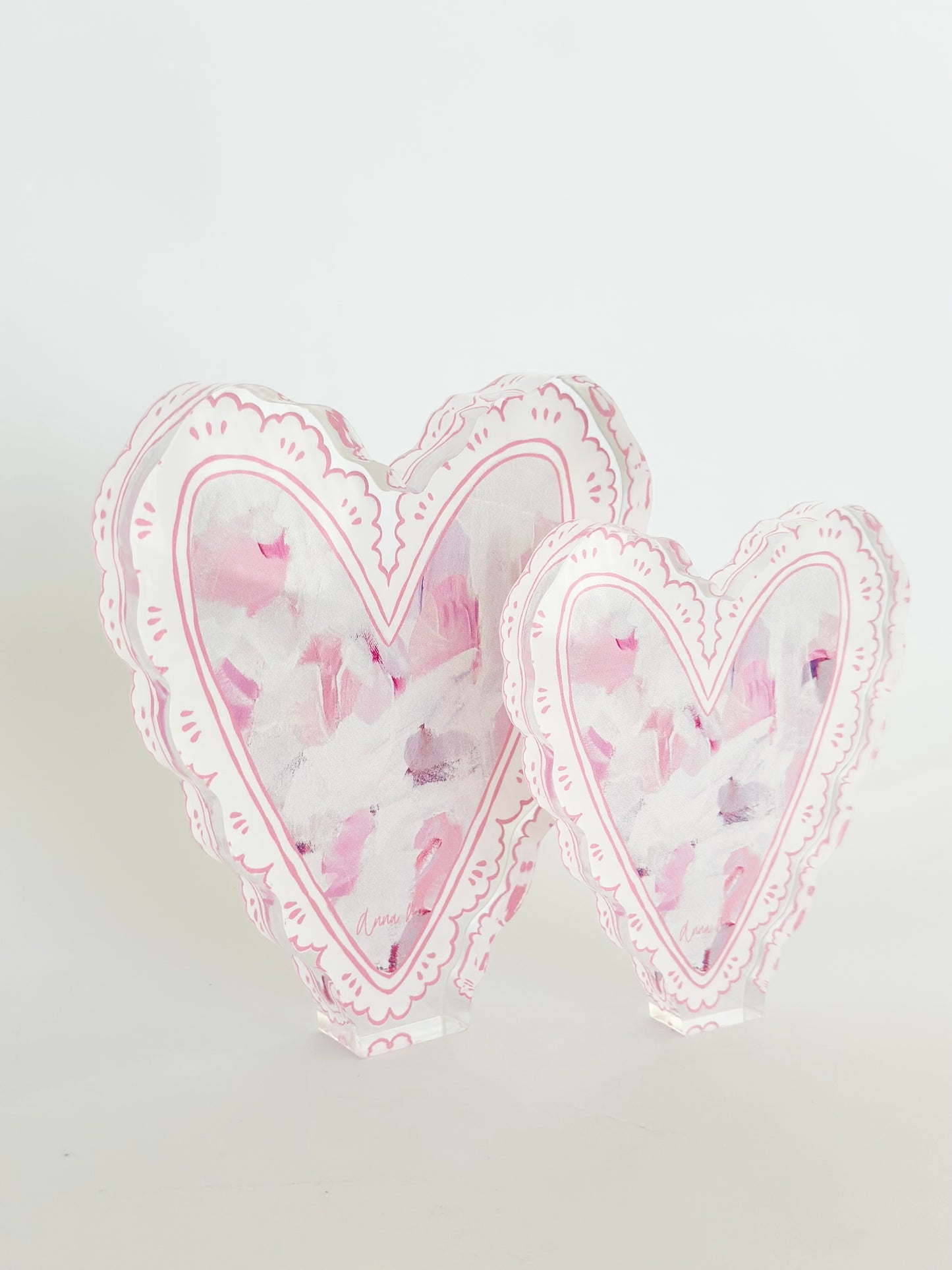 Acrylic Heart Block