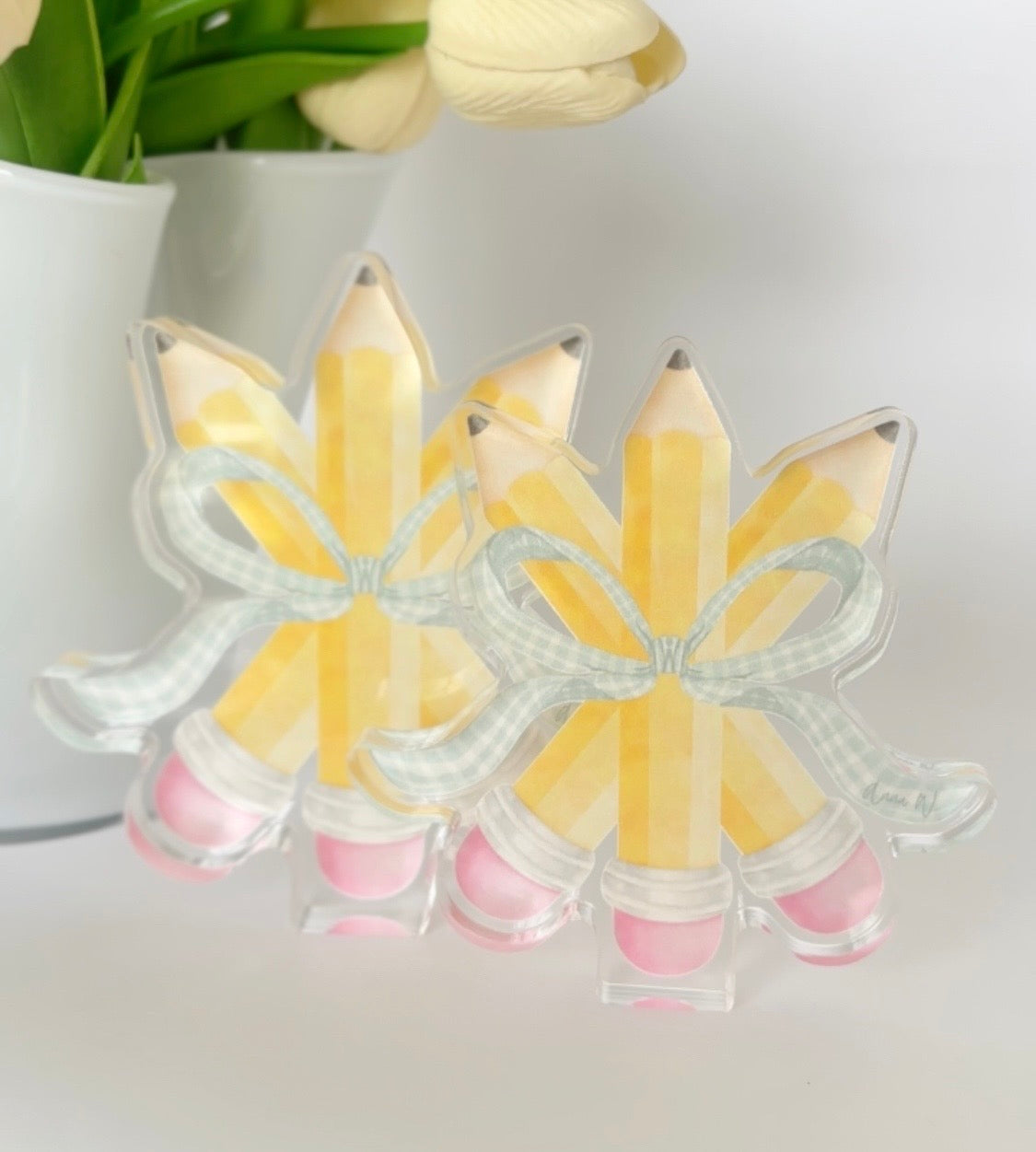 Pencil Acrylic Block