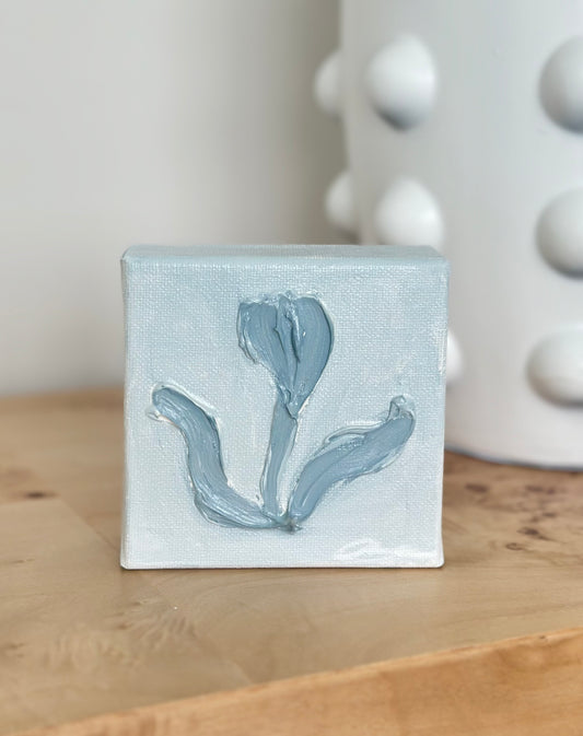 Blue Tulip 4x4 Canvas