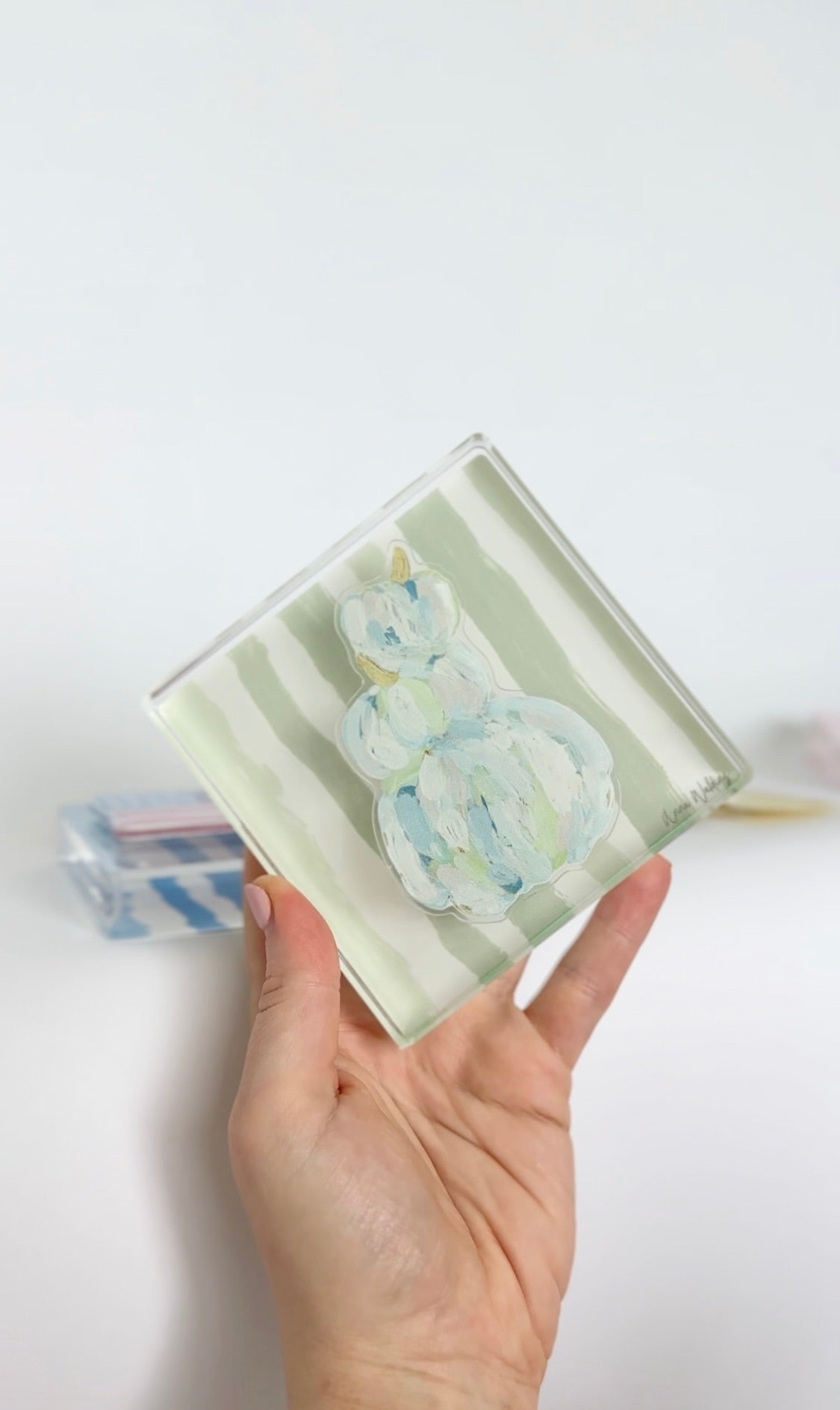 Blue Pumpkin Magnet