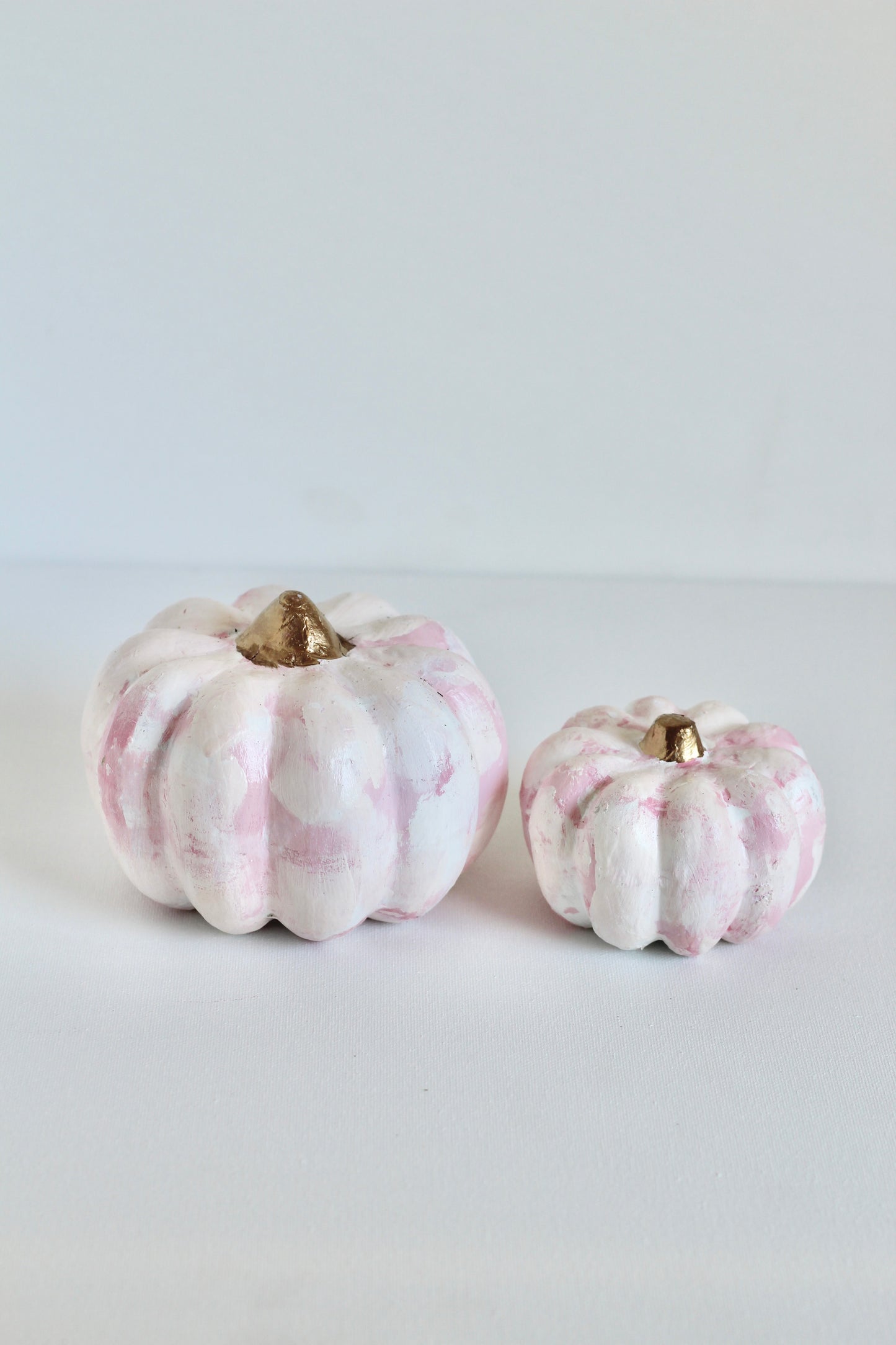 Seconds Sale - Pink Painted Pumpkin Mini Set