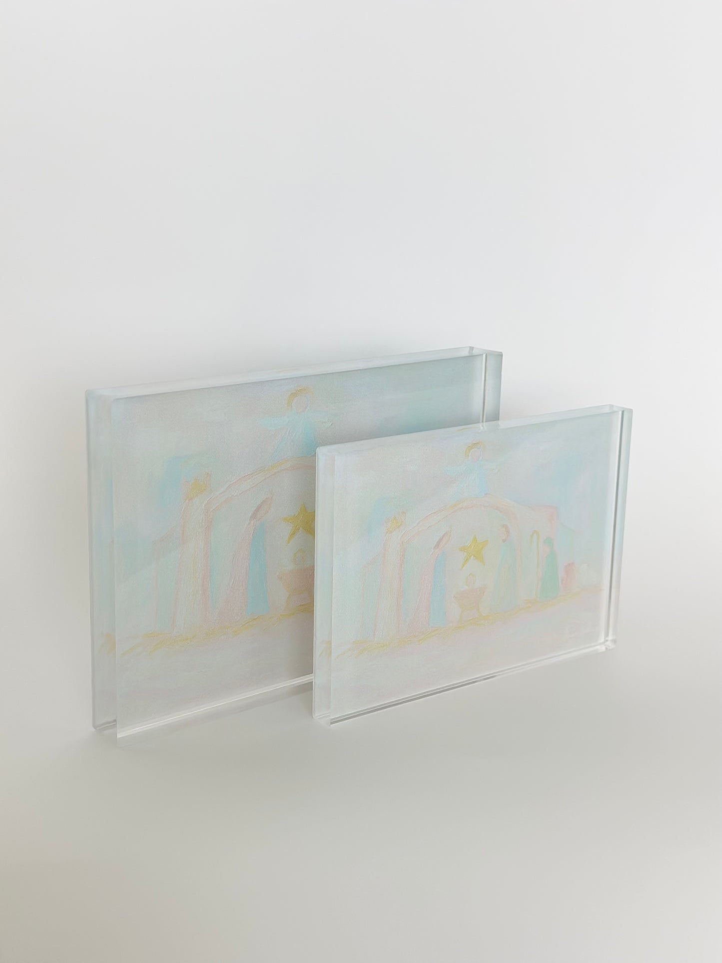 Nativity Scene Acrylic Block