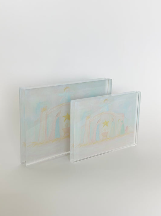 Nativity Scene Acrylic Block