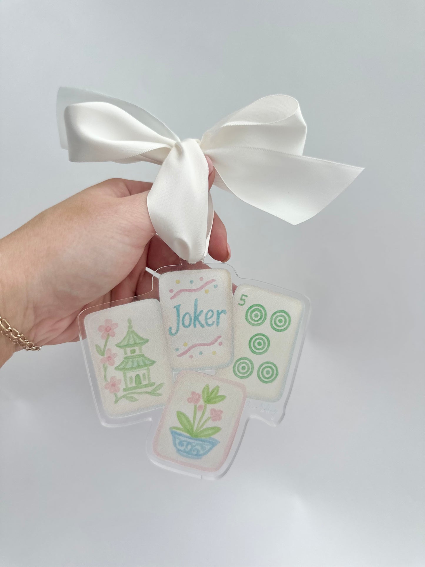 Mahjong Acrylic Ornament